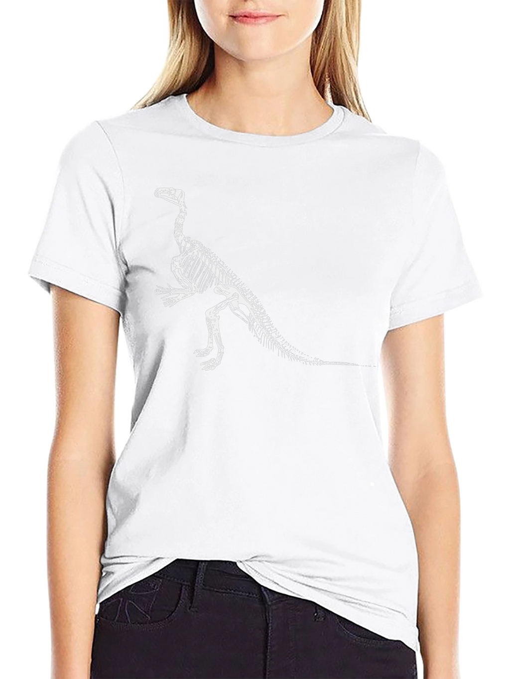 Dinosaur Skeleton Graphic T-Shirt