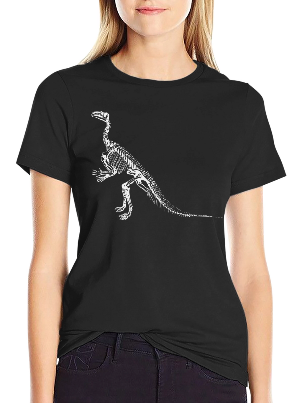 Dinosaur Skeleton Graphic T-Shirt
