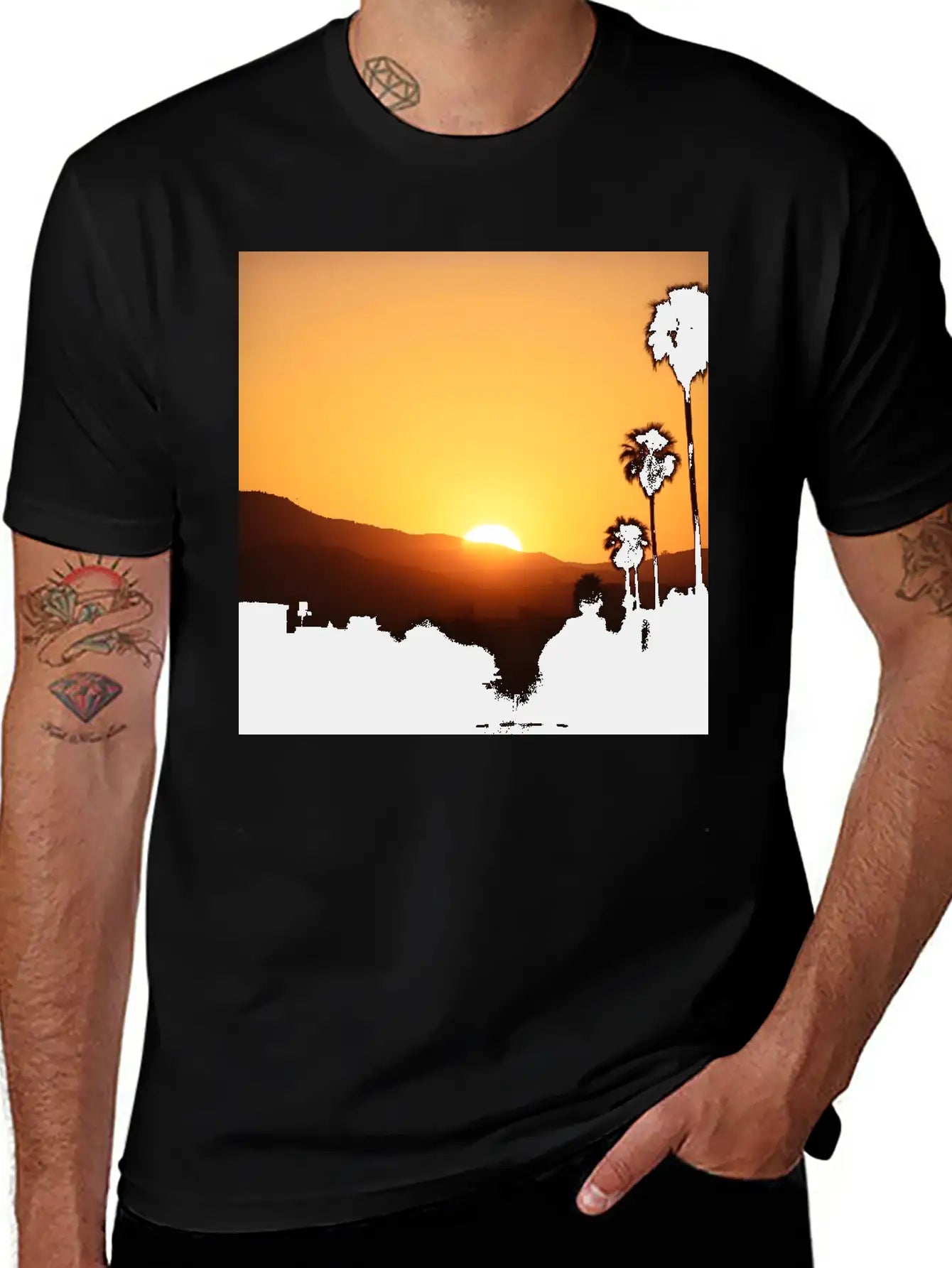 LA Sunset Classic Cotton Tee – Unisex Comfort For Any Season