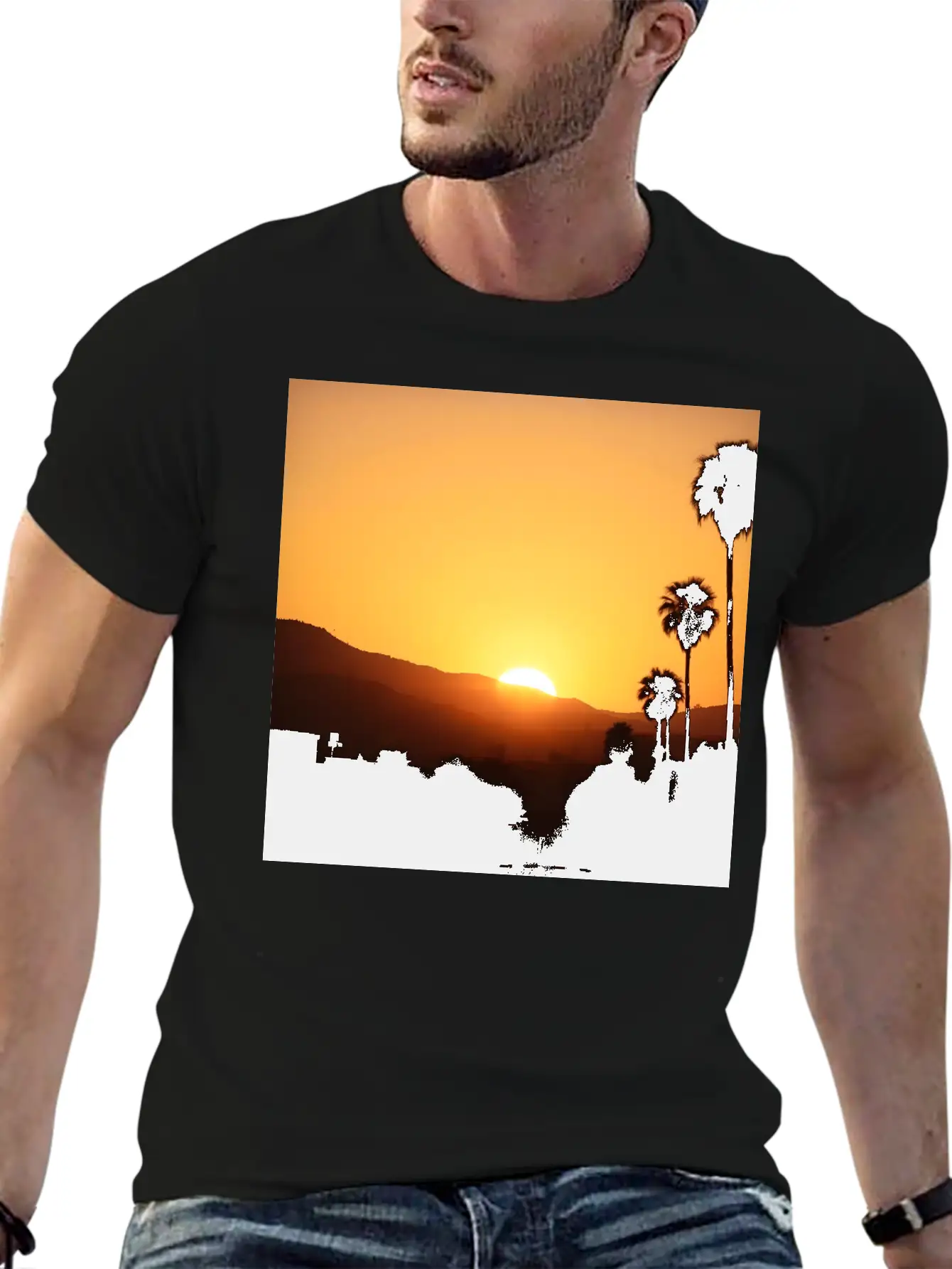 LA Sunset Classic Cotton Tee – Unisex Comfort For Any Season