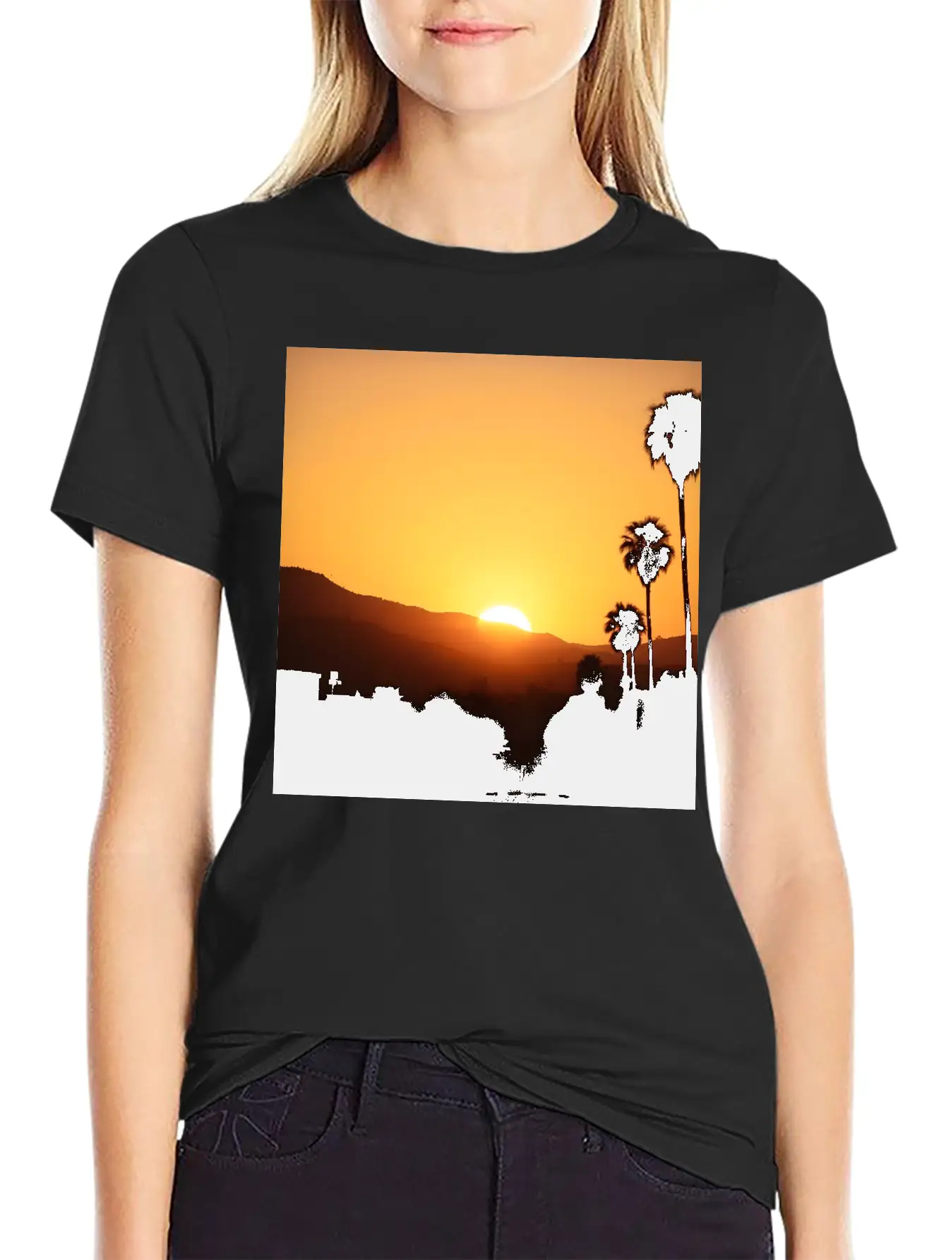 LA Sunset Classic Cotton Tee – Unisex Comfort For Any Season