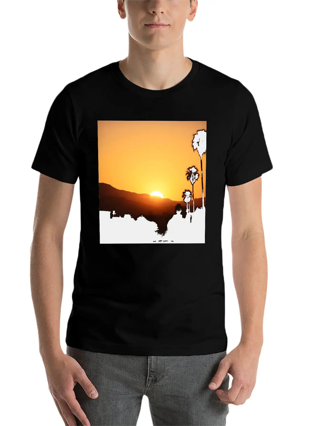 LA Sunset Classic Cotton Tee – Unisex Comfort For Any Season