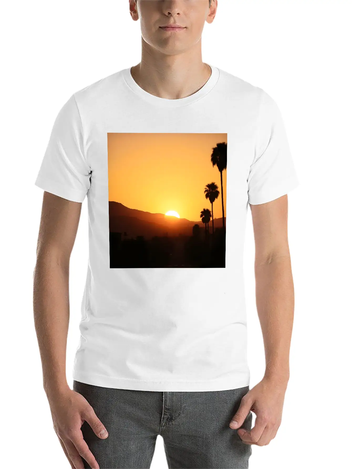 LA Sunset Classic Cotton Tee – Unisex Comfort For Any Season