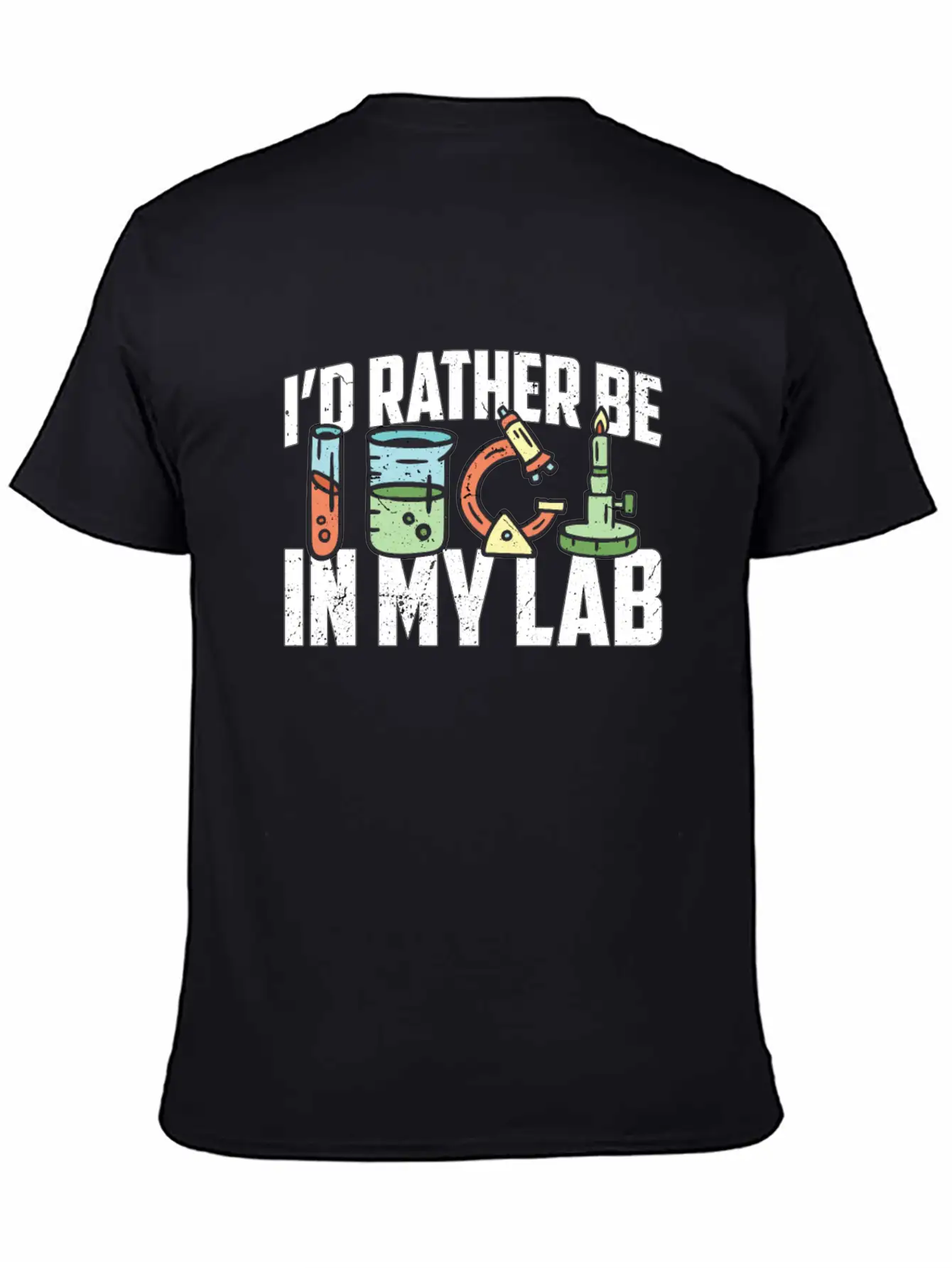 Lab Technician I'd Rather Be In Healthcare Medical Essential Cotton Tee For Daily Outfits – Unisex Style