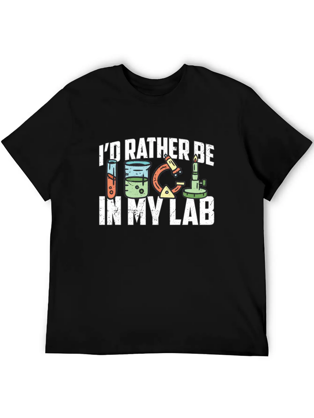 Lab Technician I'd Rather Be In Healthcare Medical Essential Cotton Tee For Daily Outfits – Unisex Style