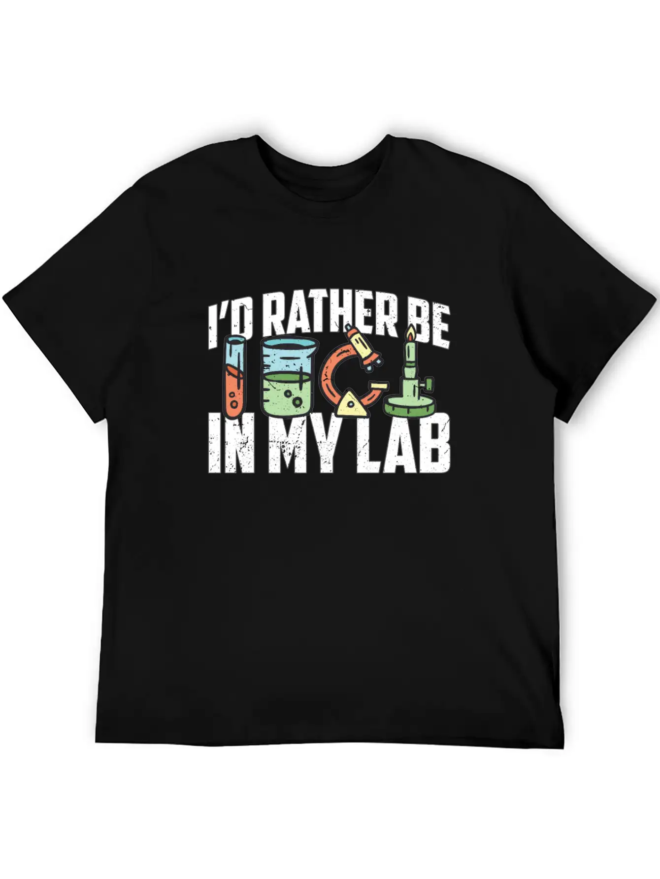 Lab Technician I'd Rather Be In Healthcare Medical Essential Cotton Tee For Daily Outfits – Unisex Style