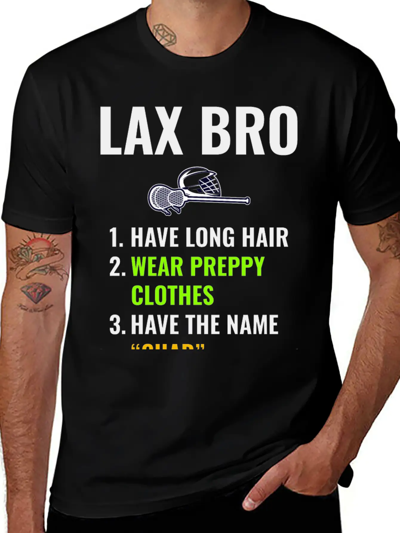 Lacrosse Player Coach Team Goalie Funny Hobby Breathable Graphic T-Shirt – Perfect For Casual Days