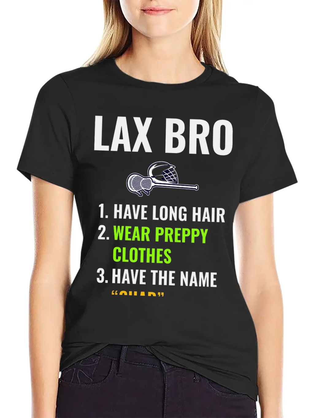 Lacrosse Player Coach Team Goalie Funny Hobby Breathable Graphic T-Shirt – Perfect For Casual Days