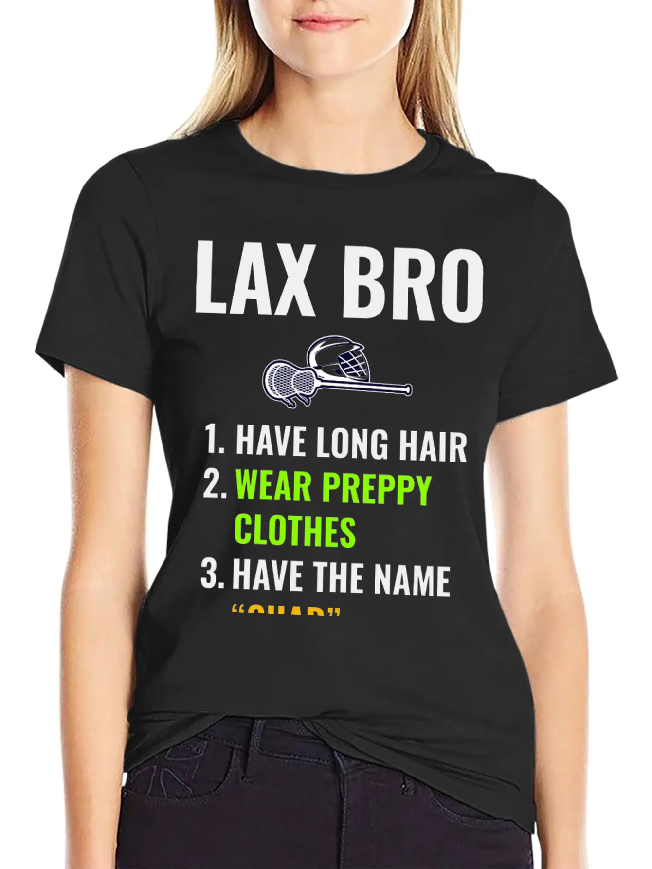 Lacrosse Player Coach Team Goalie Funny Hobby Breathable Graphic T-Shirt – Perfect For Casual Days