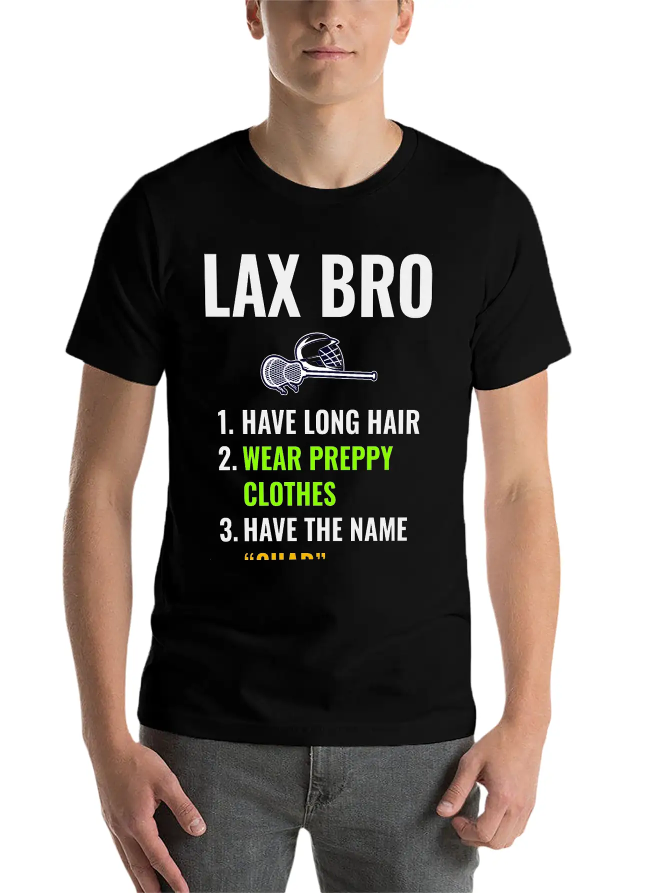 Lacrosse Player Coach Team Goalie Funny Hobby Breathable Graphic T-Shirt – Perfect For Casual Days