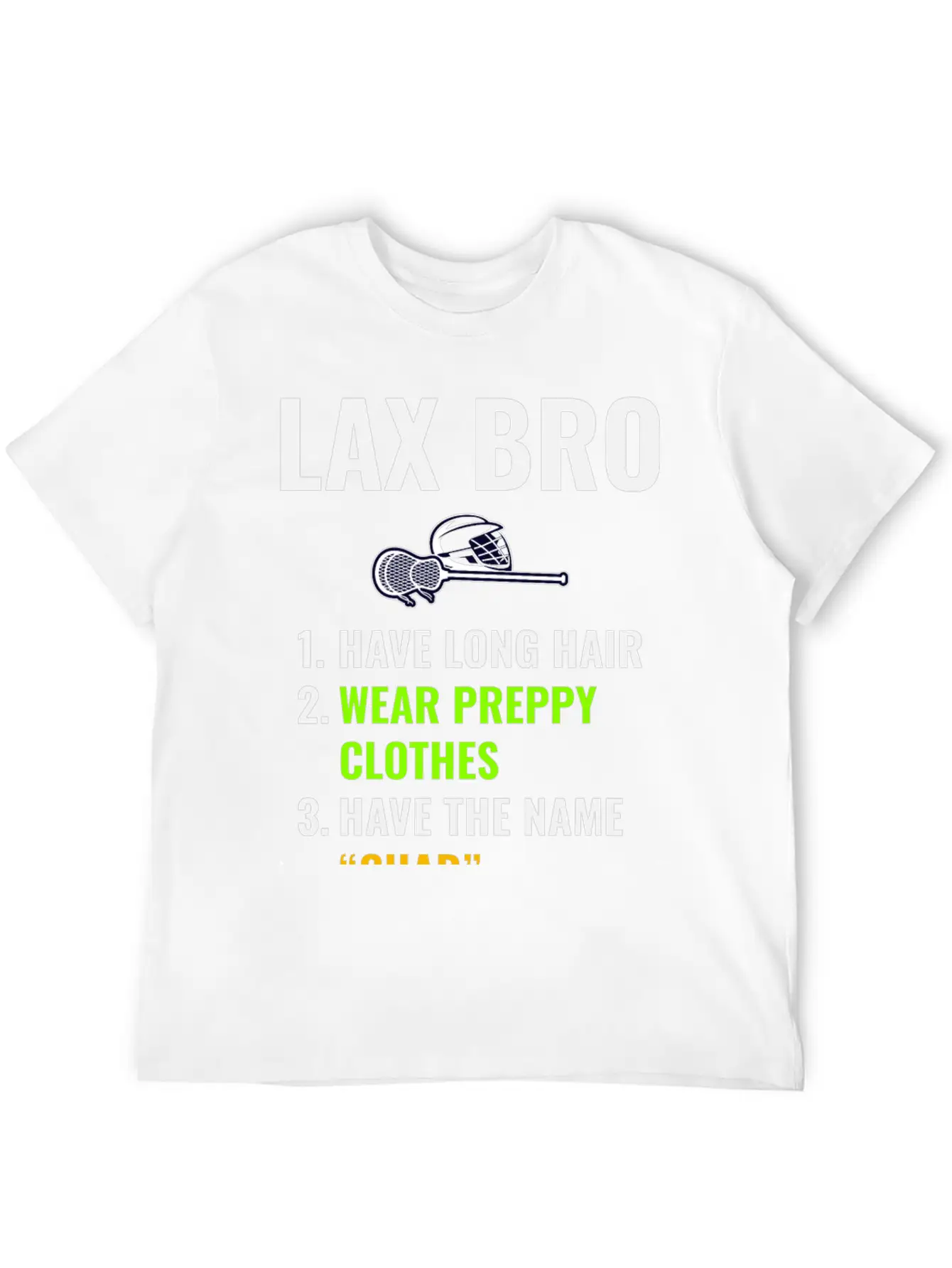 Lacrosse Player Coach Team Goalie Funny Hobby Breathable Graphic T-Shirt – Perfect For Casual Days