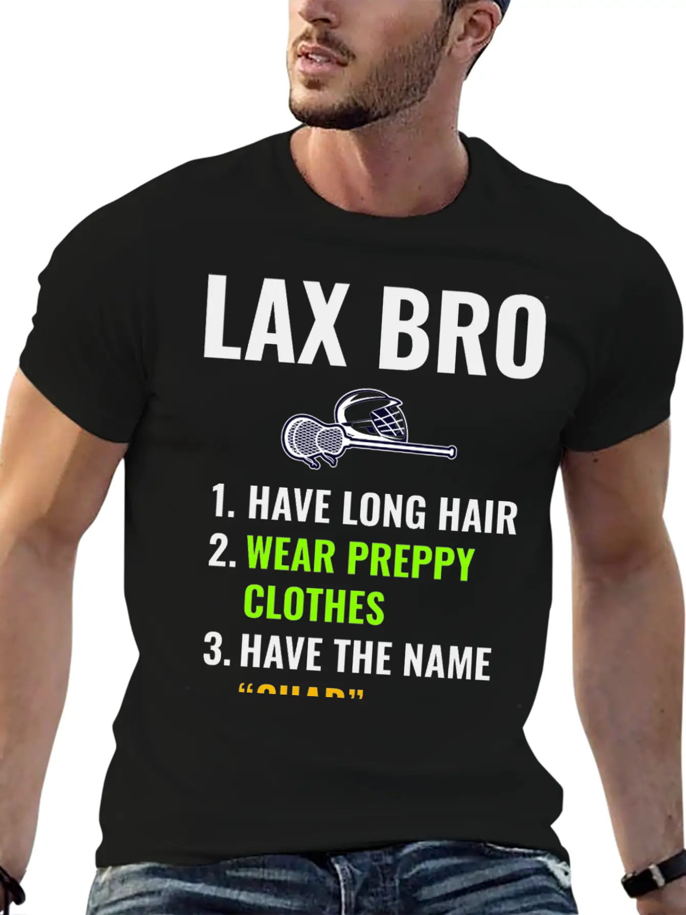 Lacrosse Player Coach Team Goalie Funny Hobby Breathable Graphic T-Shirt – Perfect For Casual Days