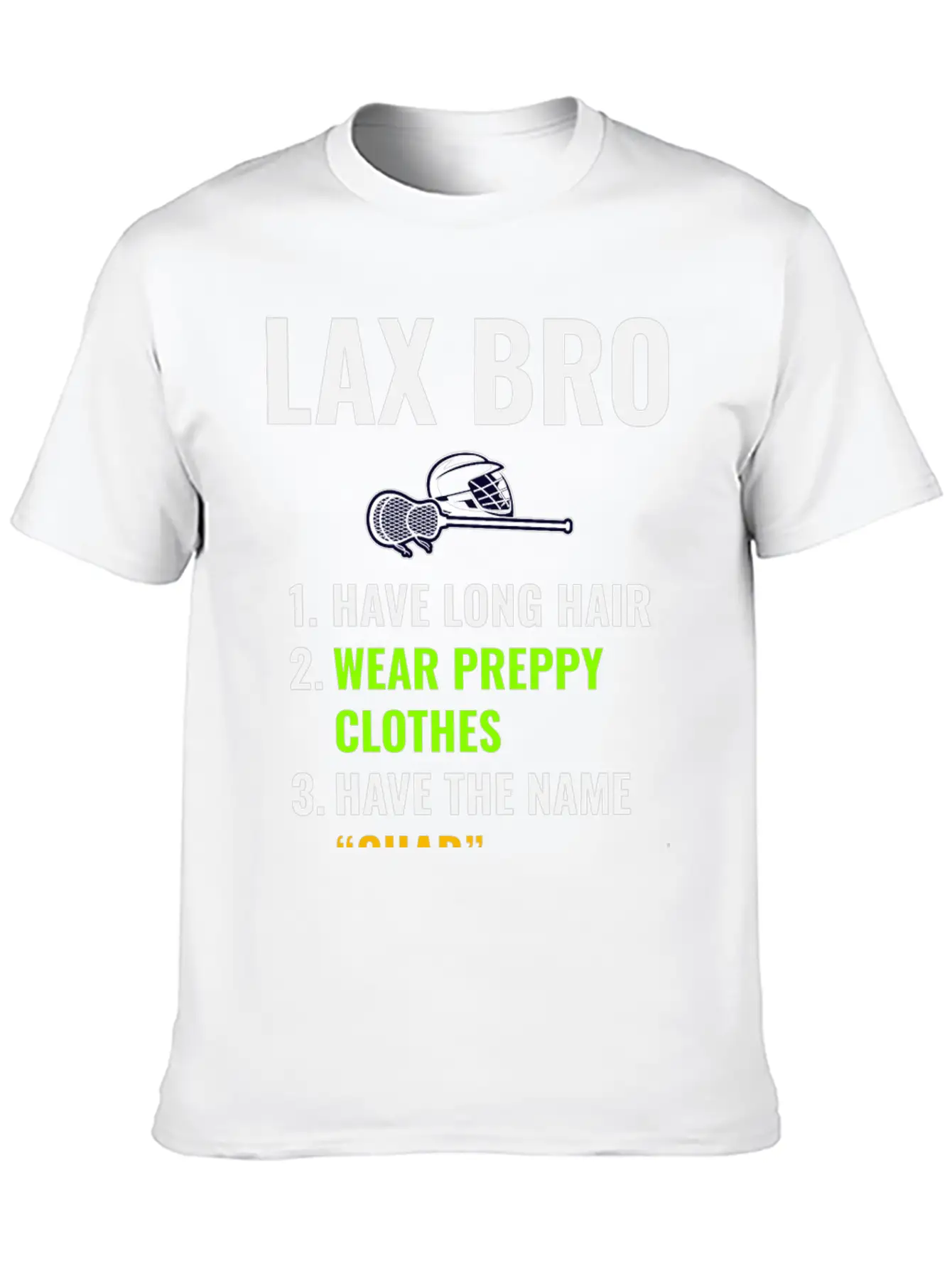 Lacrosse Player Coach Team Goalie Funny Hobby Breathable Graphic T-Shirt – Perfect For Casual Days