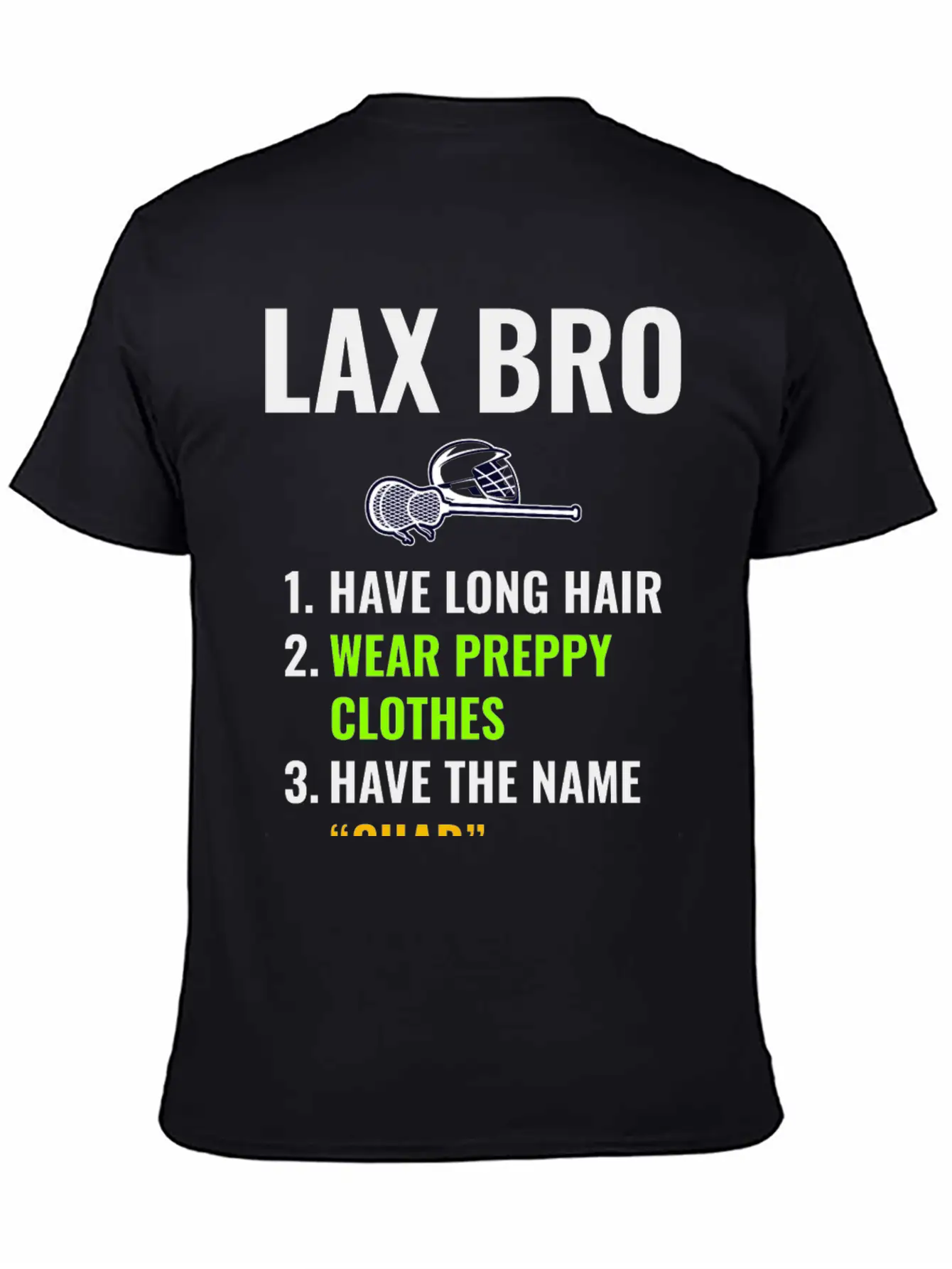 Lacrosse Player Coach Team Goalie Funny Hobby Breathable Graphic T-Shirt – Perfect For Casual Days