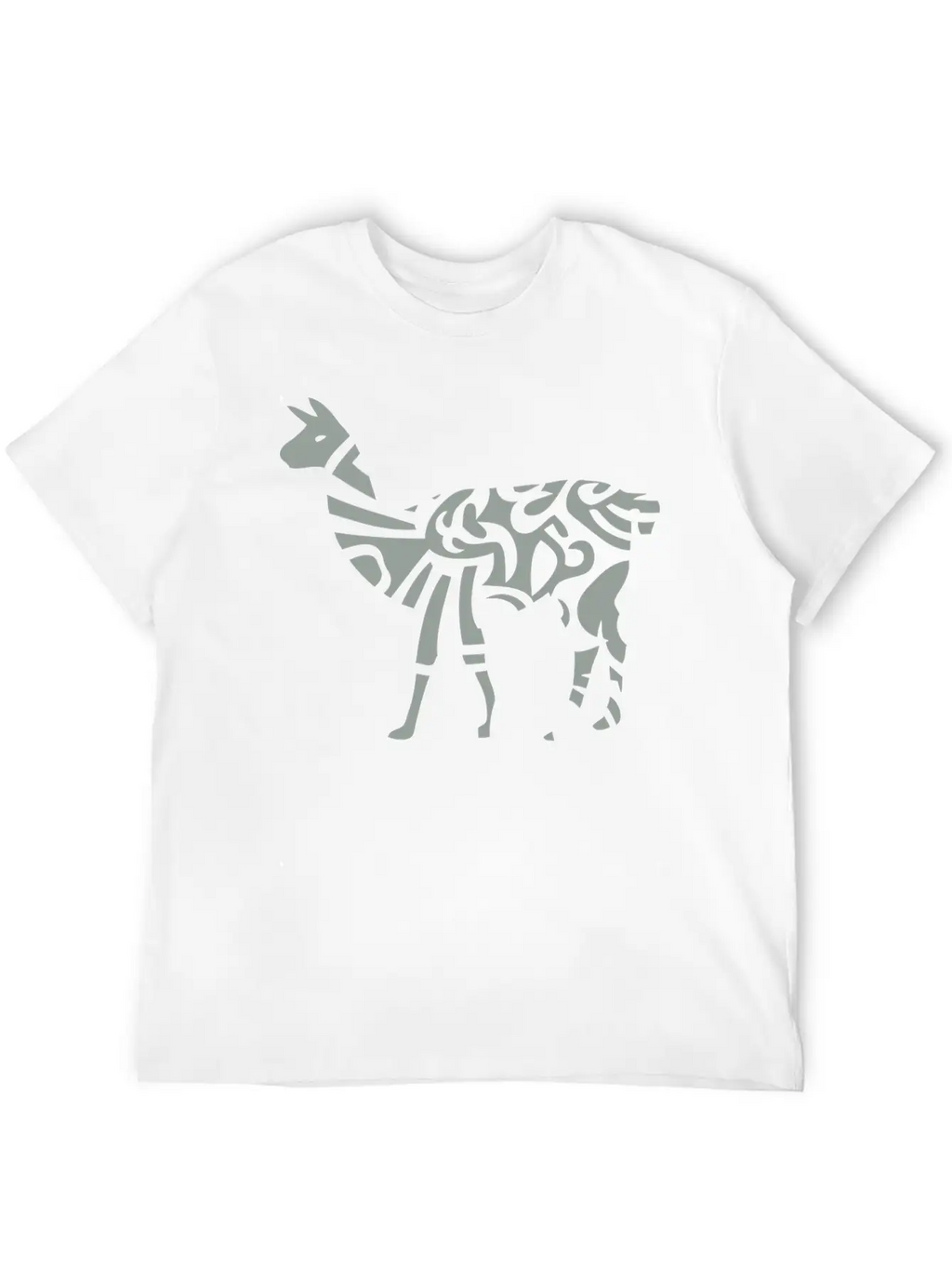 Lama Tribal Wild Animal Designs Relaxed Everyday Tee – Lightweight And Durable Cotton