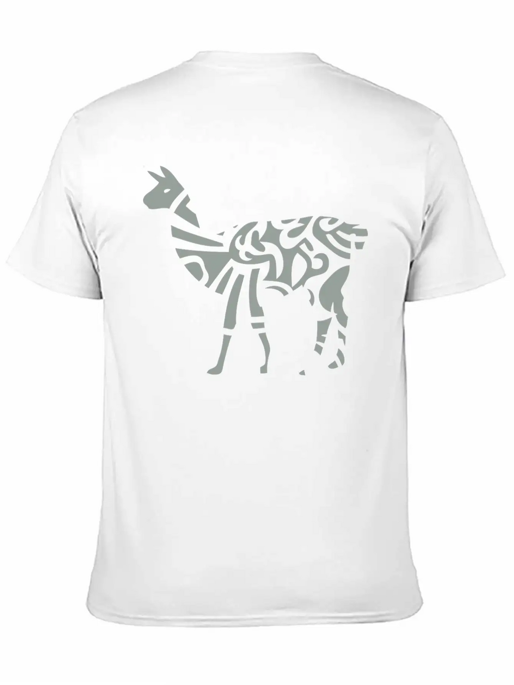 Lama Tribal Wild Animal Designs Relaxed Everyday Tee – Lightweight And Durable Cotton
