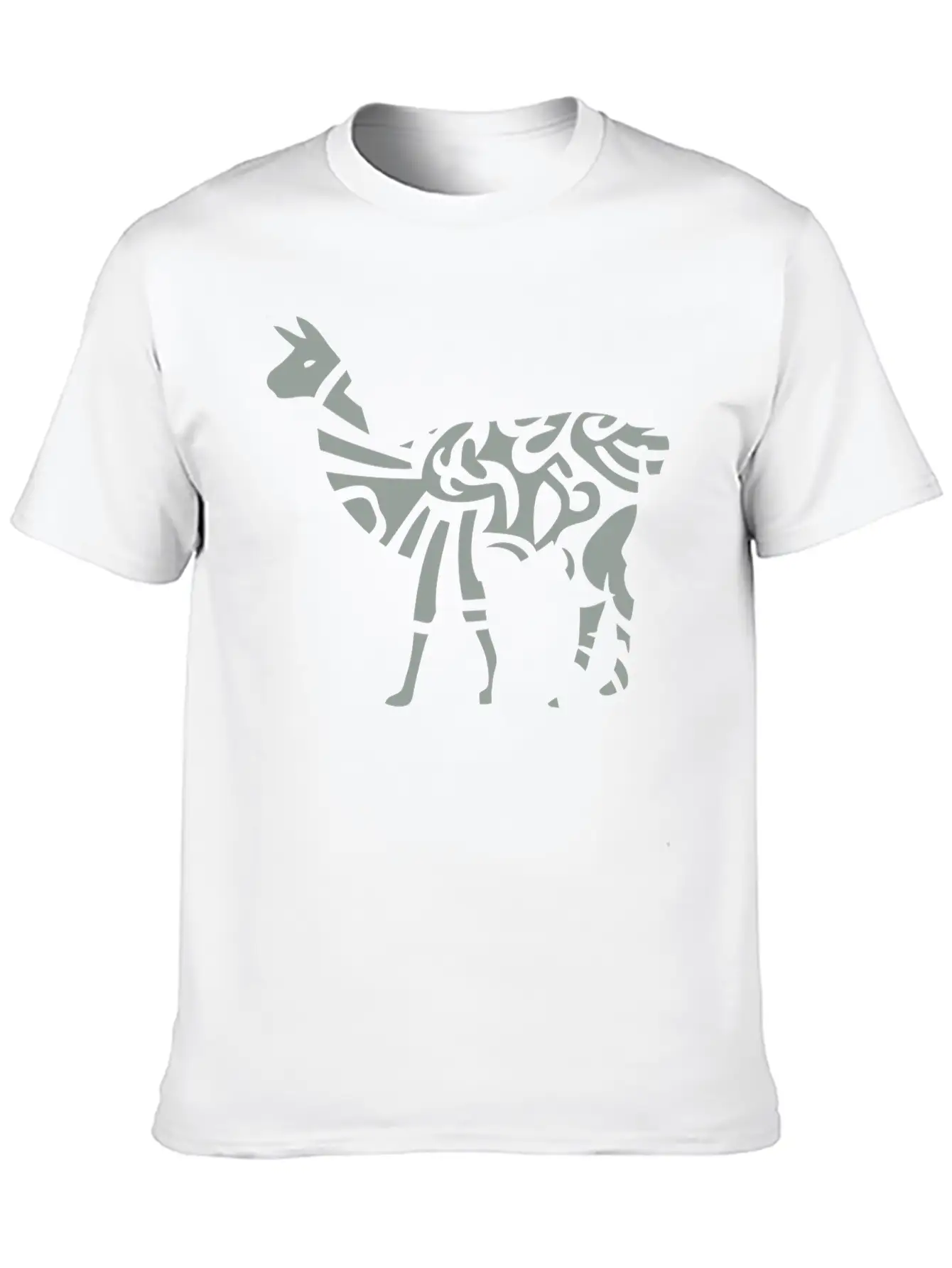 Lama Tribal Wild Animal Designs Relaxed Everyday Tee – Lightweight And Durable Cotton