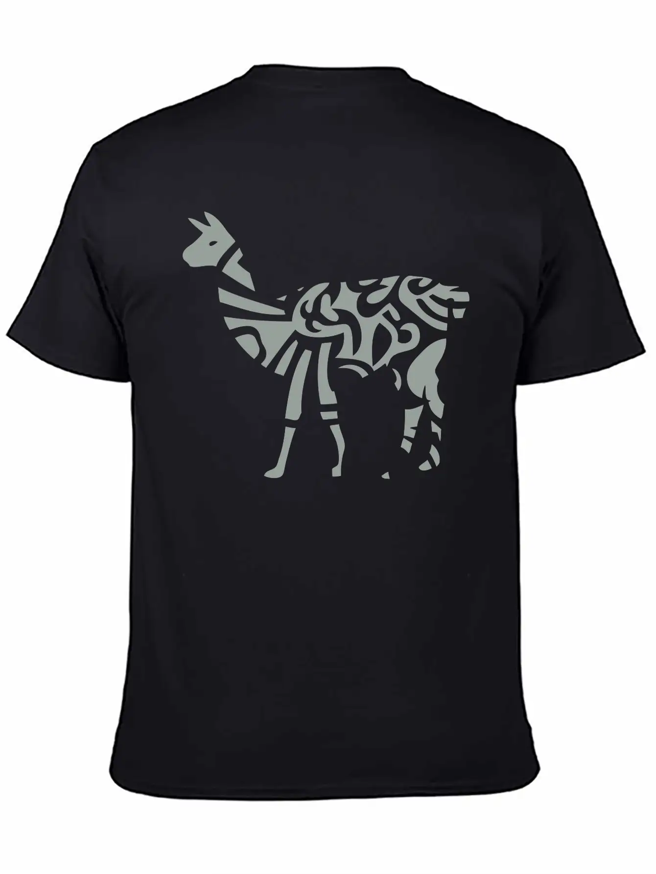 Lama Tribal Wild Animal Designs Relaxed Everyday Tee – Lightweight And Durable Cotton