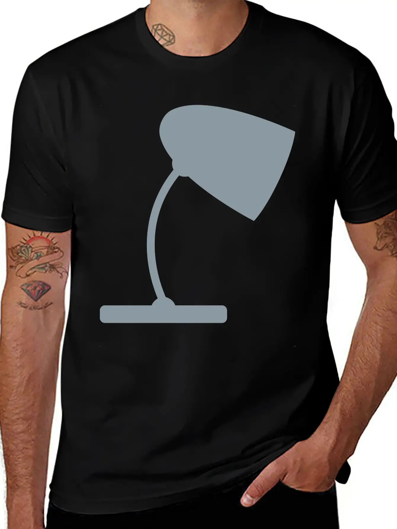 Lamp Unisex Casual T-Shirt – Clean Design For Daily Comfort