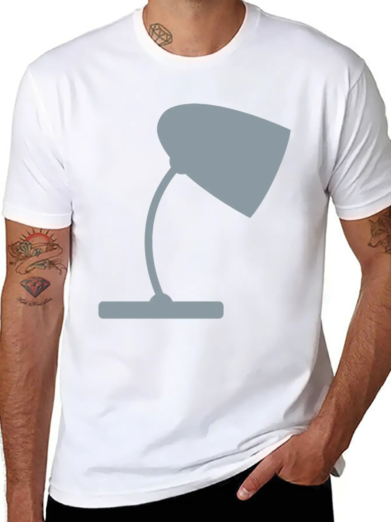 Lamp Unisex Casual T-Shirt – Clean Design For Daily Comfort