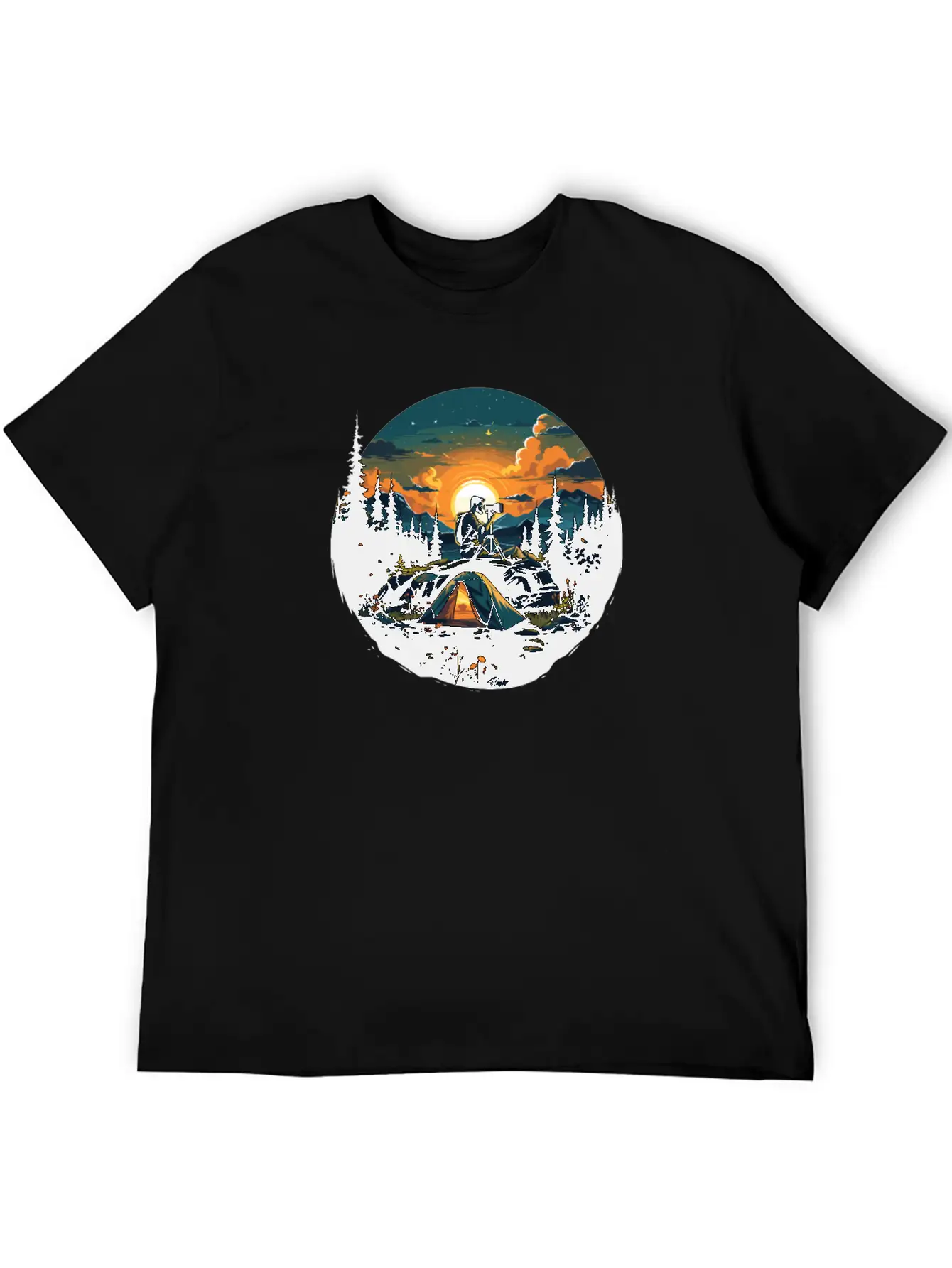 Landscape-Photographer Camera Timeless Short Sleeve Tee – Comfy And Minimalist Design
