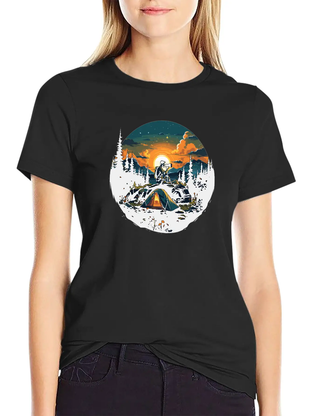 Landscape-Photographer Camera Timeless Short Sleeve Tee – Comfy And Minimalist Design