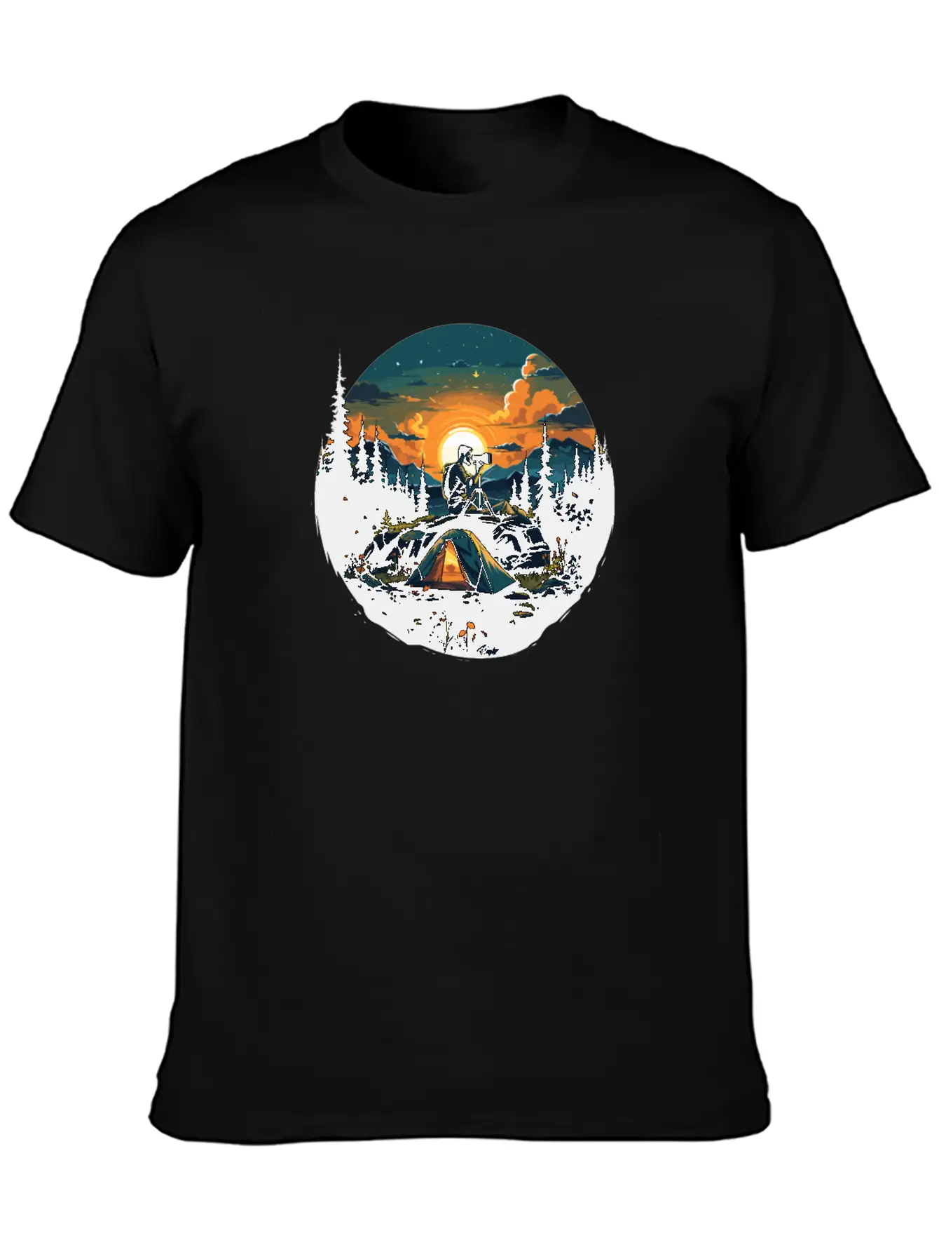 Landscape-Photographer Camera Timeless Short Sleeve Tee – Comfy And Minimalist Design