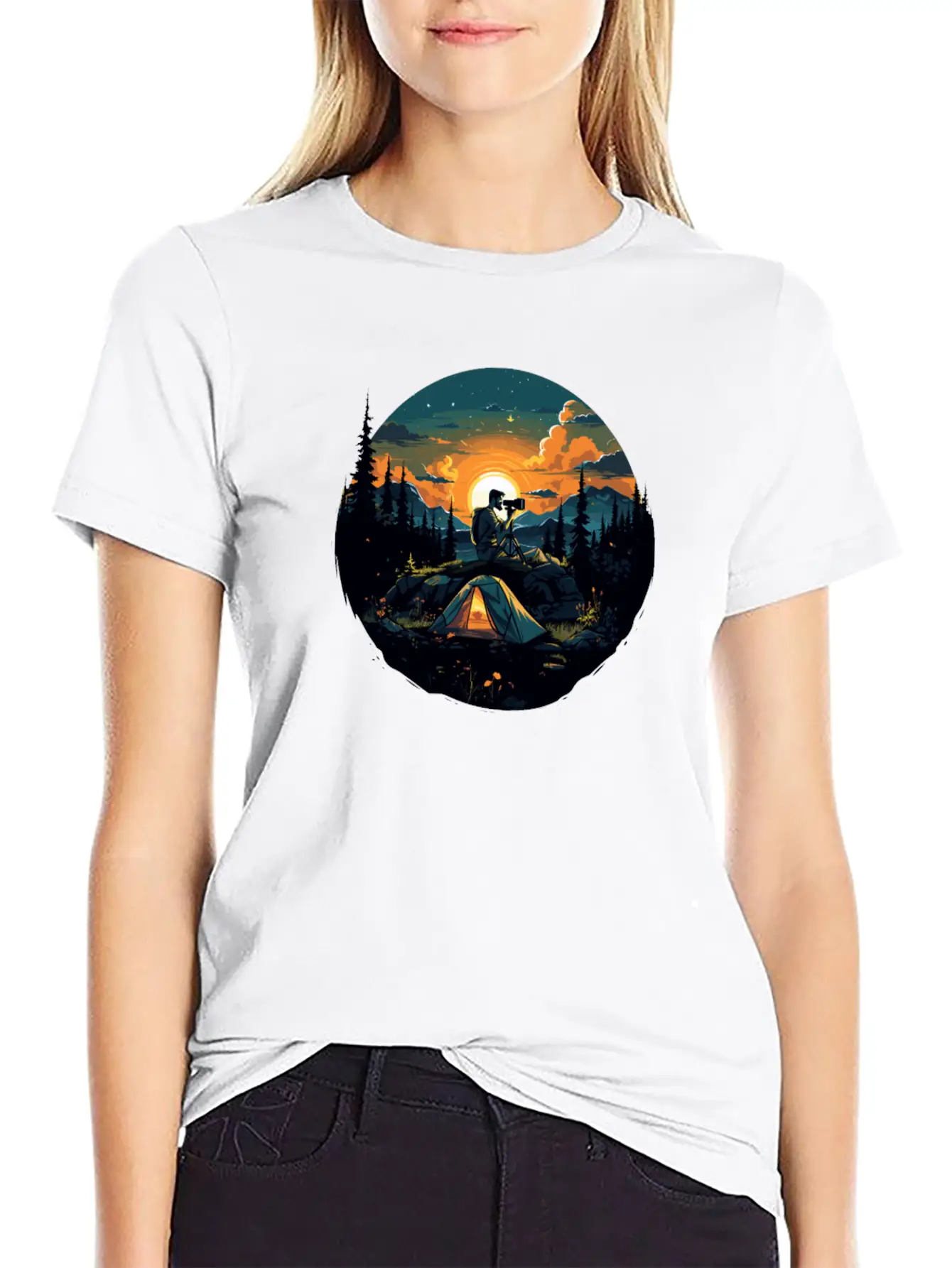 Landscape-Photographer Camera Timeless Short Sleeve Tee – Comfy And Minimalist Design