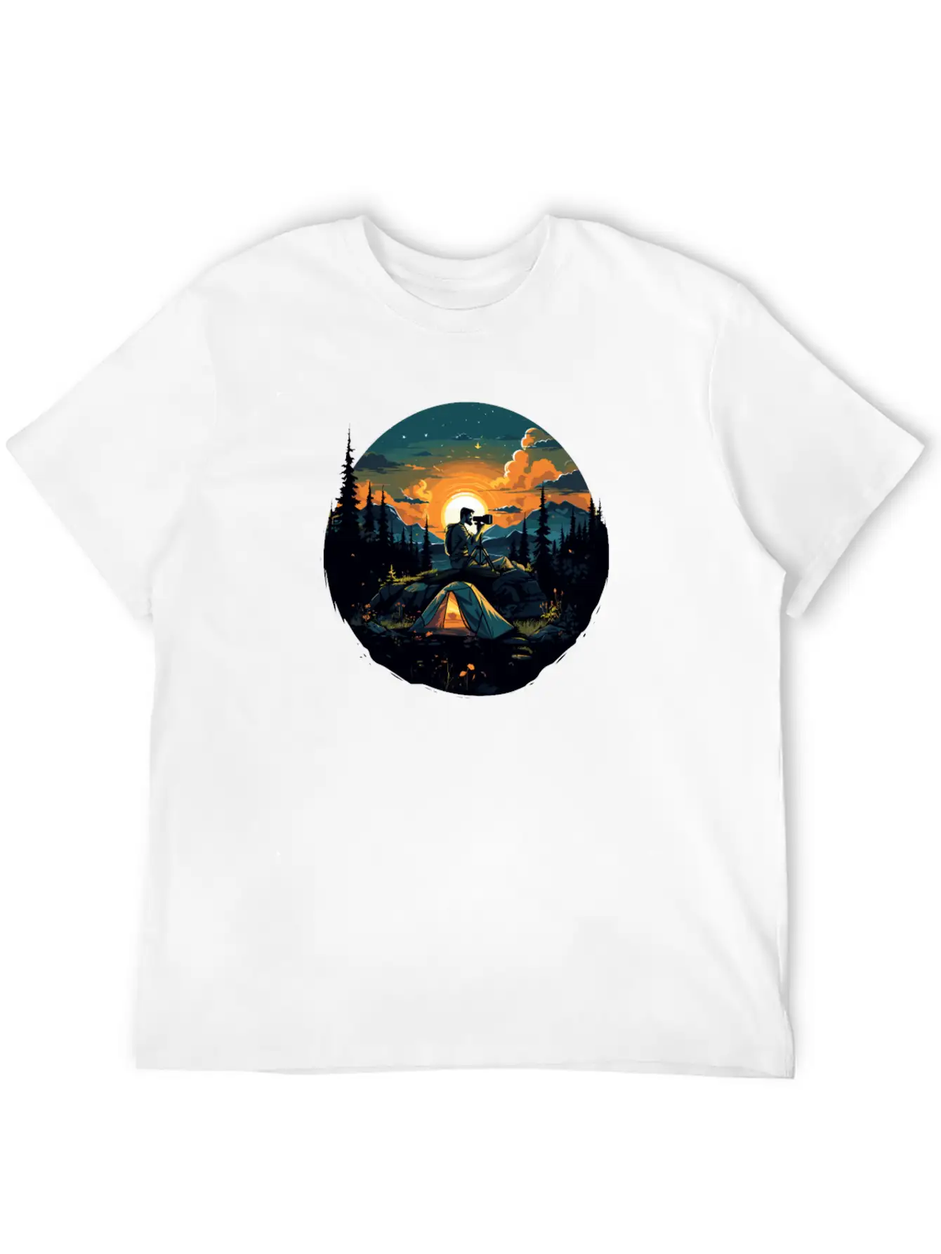 Landscape-Photographer Camera Timeless Short Sleeve Tee – Comfy And Minimalist Design