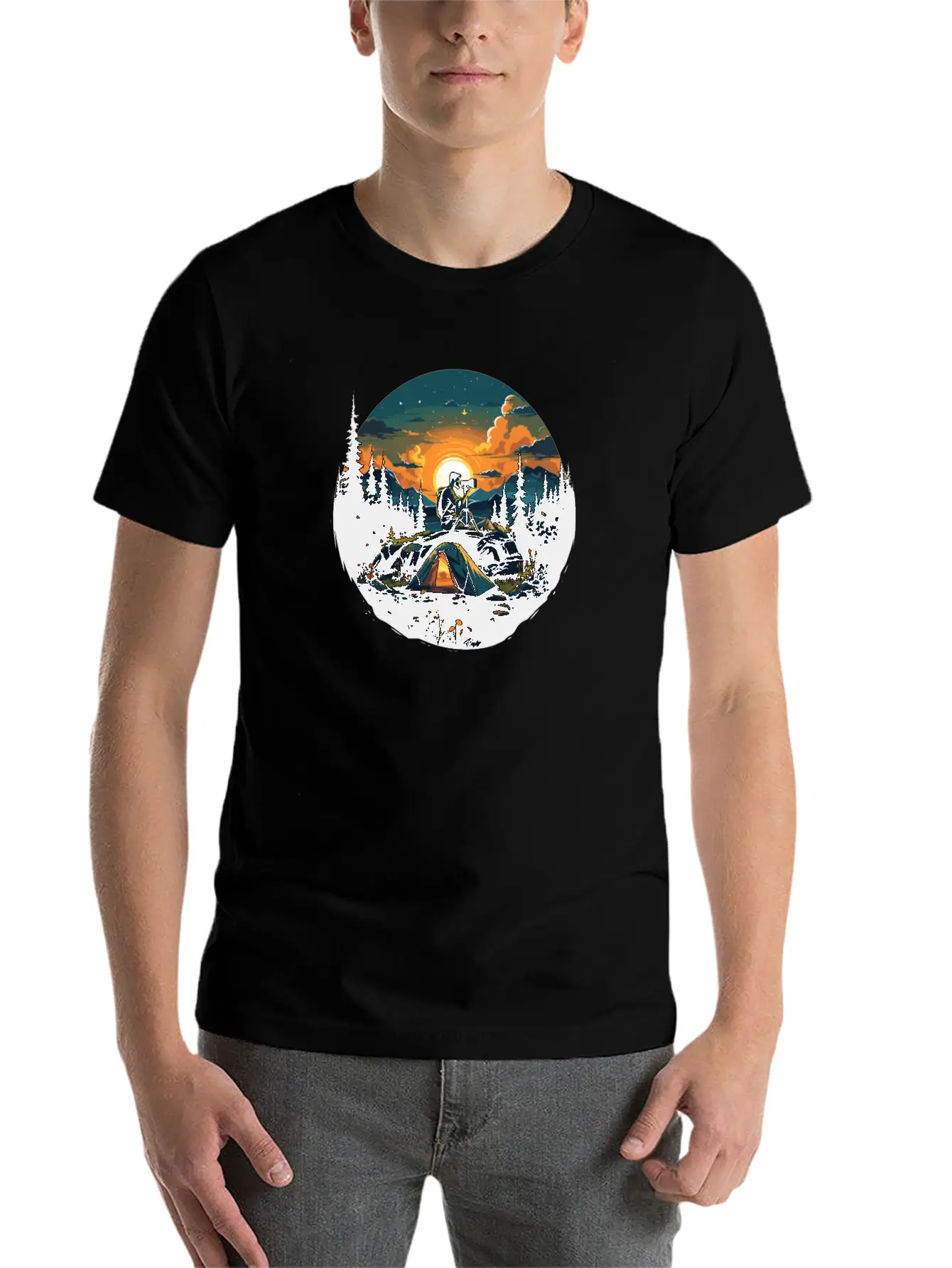 Landscape-Photographer Camera Timeless Short Sleeve Tee – Comfy And Minimalist Design