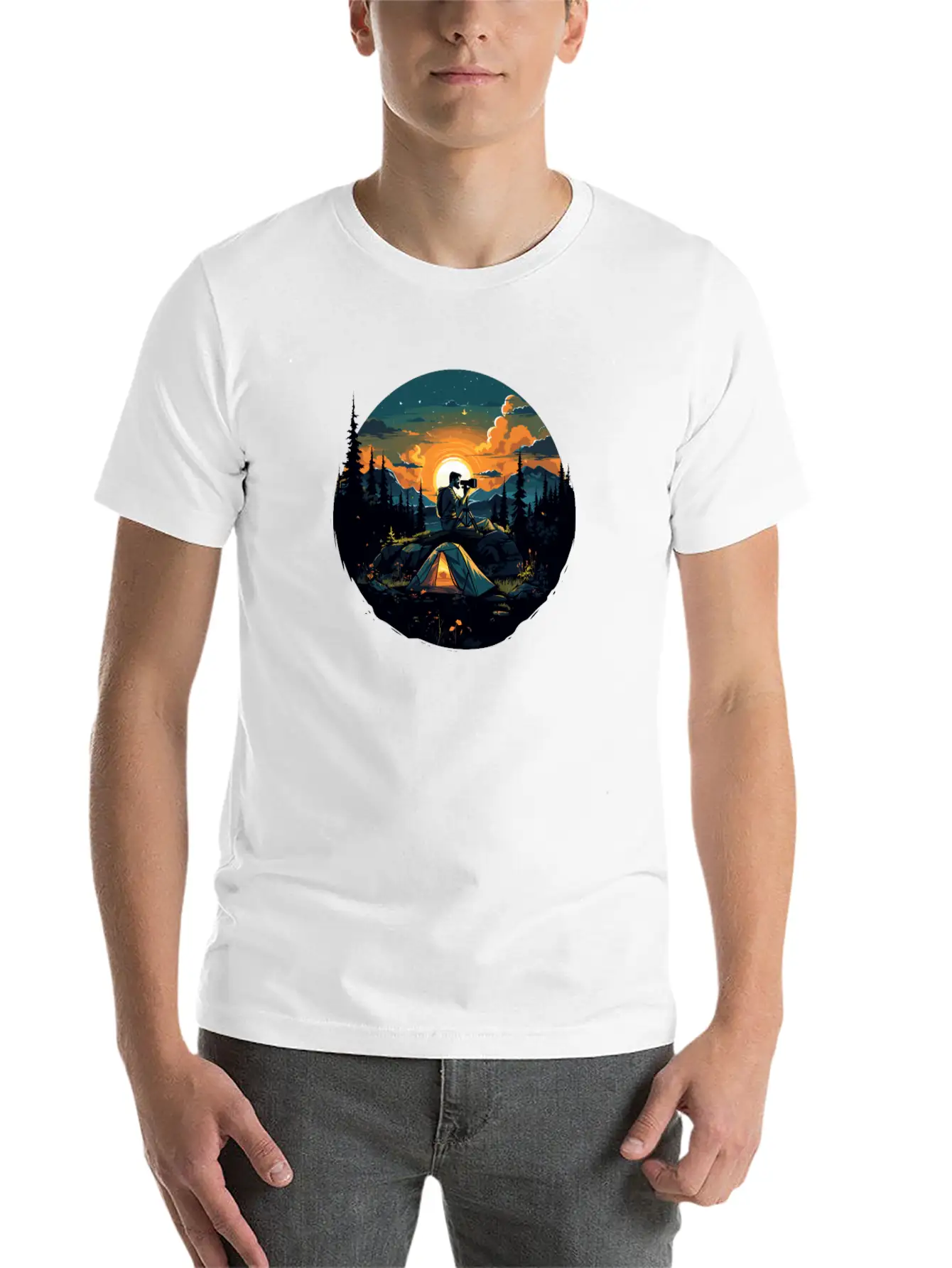 Landscape-Photographer Camera Timeless Short Sleeve Tee – Comfy And Minimalist Design