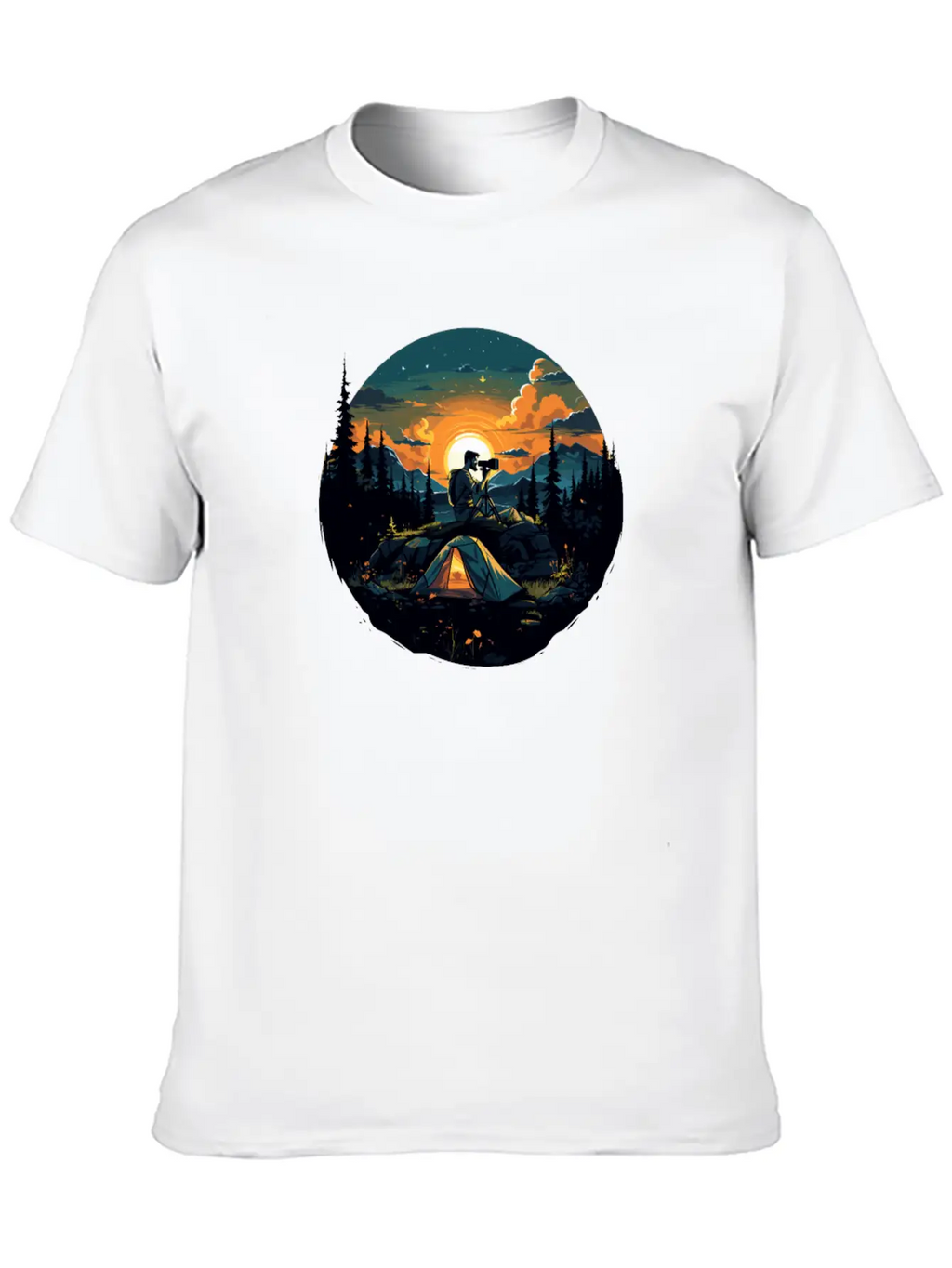 Landscape-Photographer Camera Timeless Short Sleeve Tee – Comfy And Minimalist Design