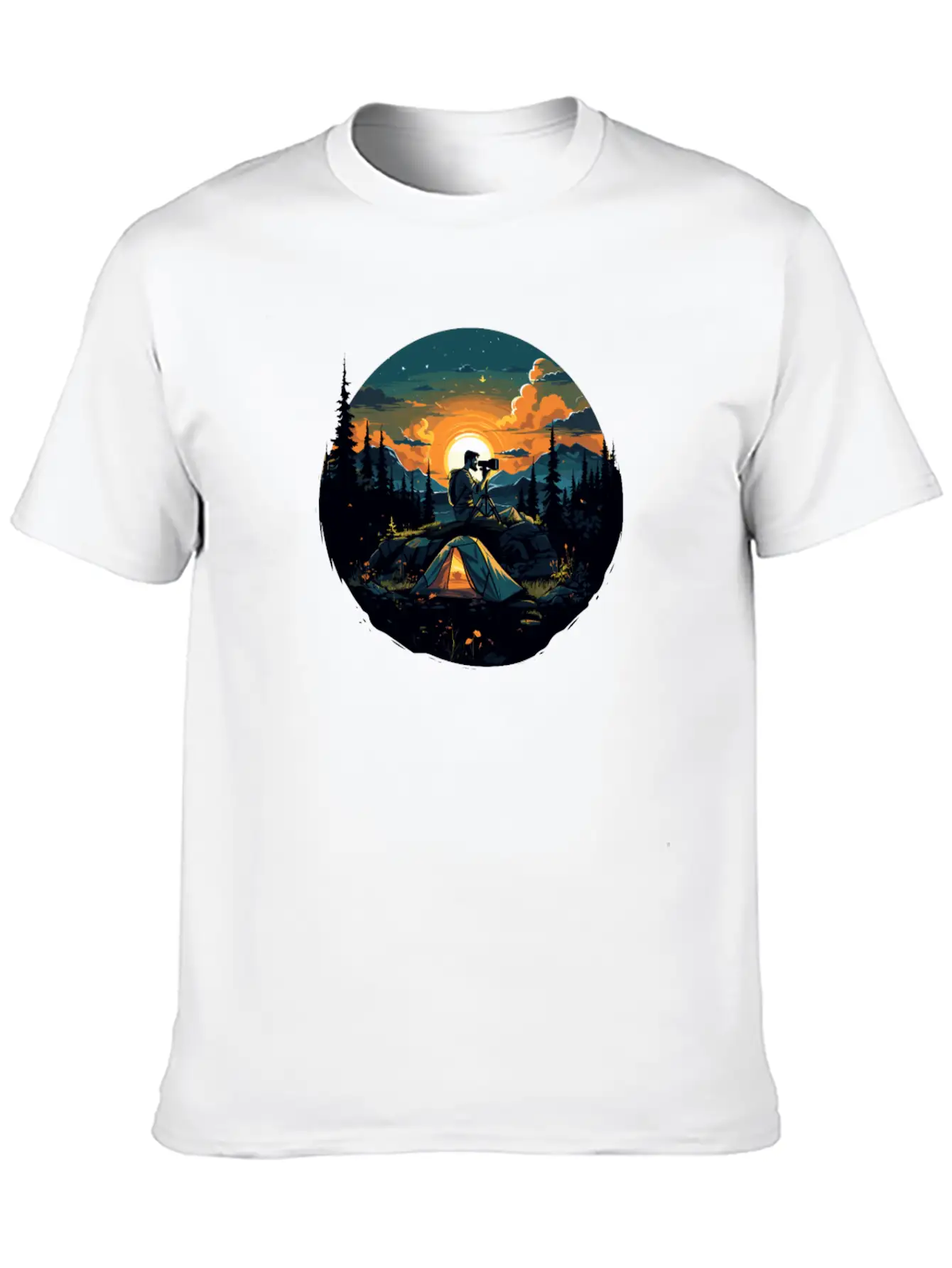 Landscape-Photographer Camera Timeless Short Sleeve Tee – Comfy And Minimalist Design