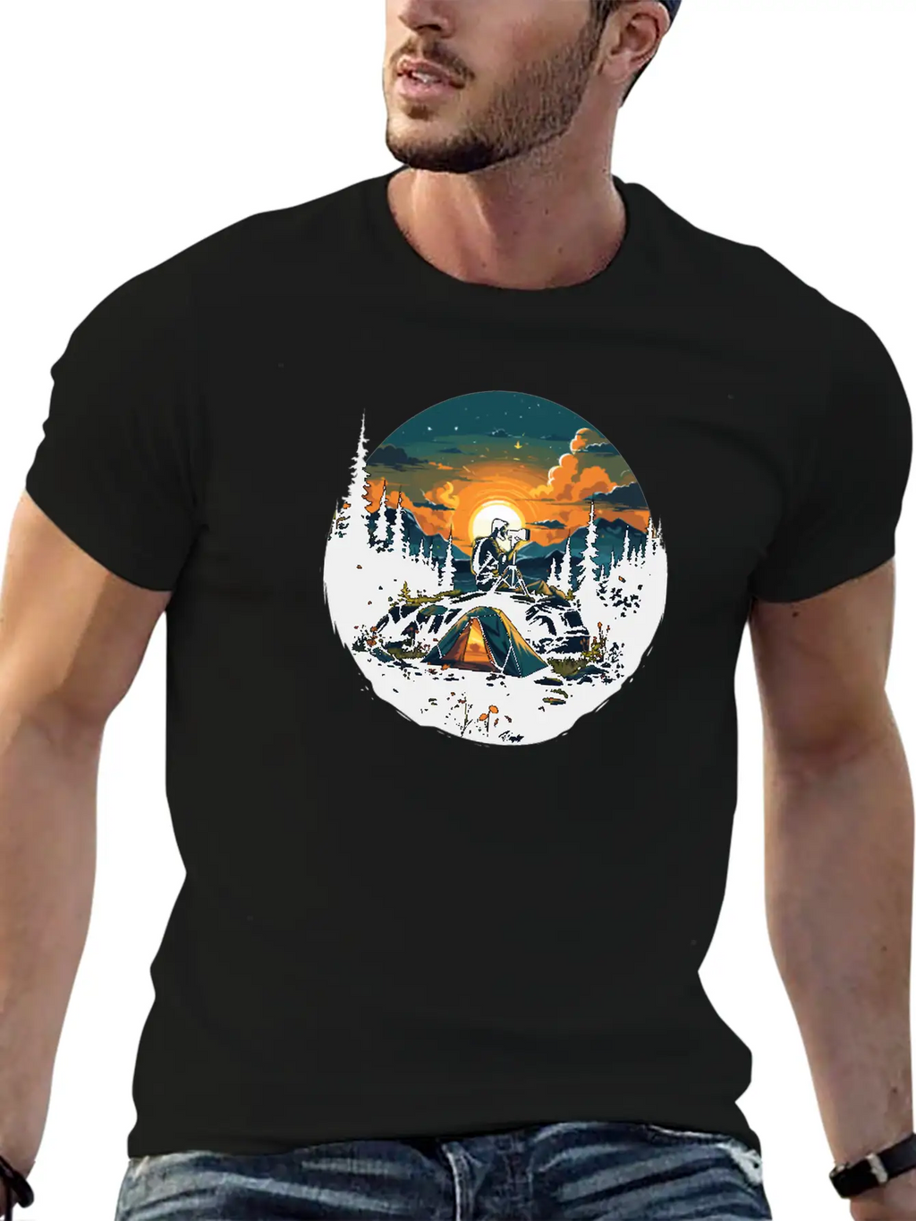 Landscape-Photographer Camera Timeless Short Sleeve Tee – Comfy And Minimalist Design