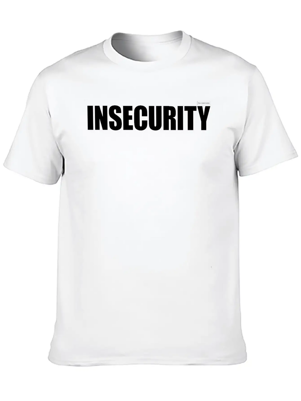Las Centrales: Insecurity Essential Cotton Tee For Daily Outfits – Unisex Style