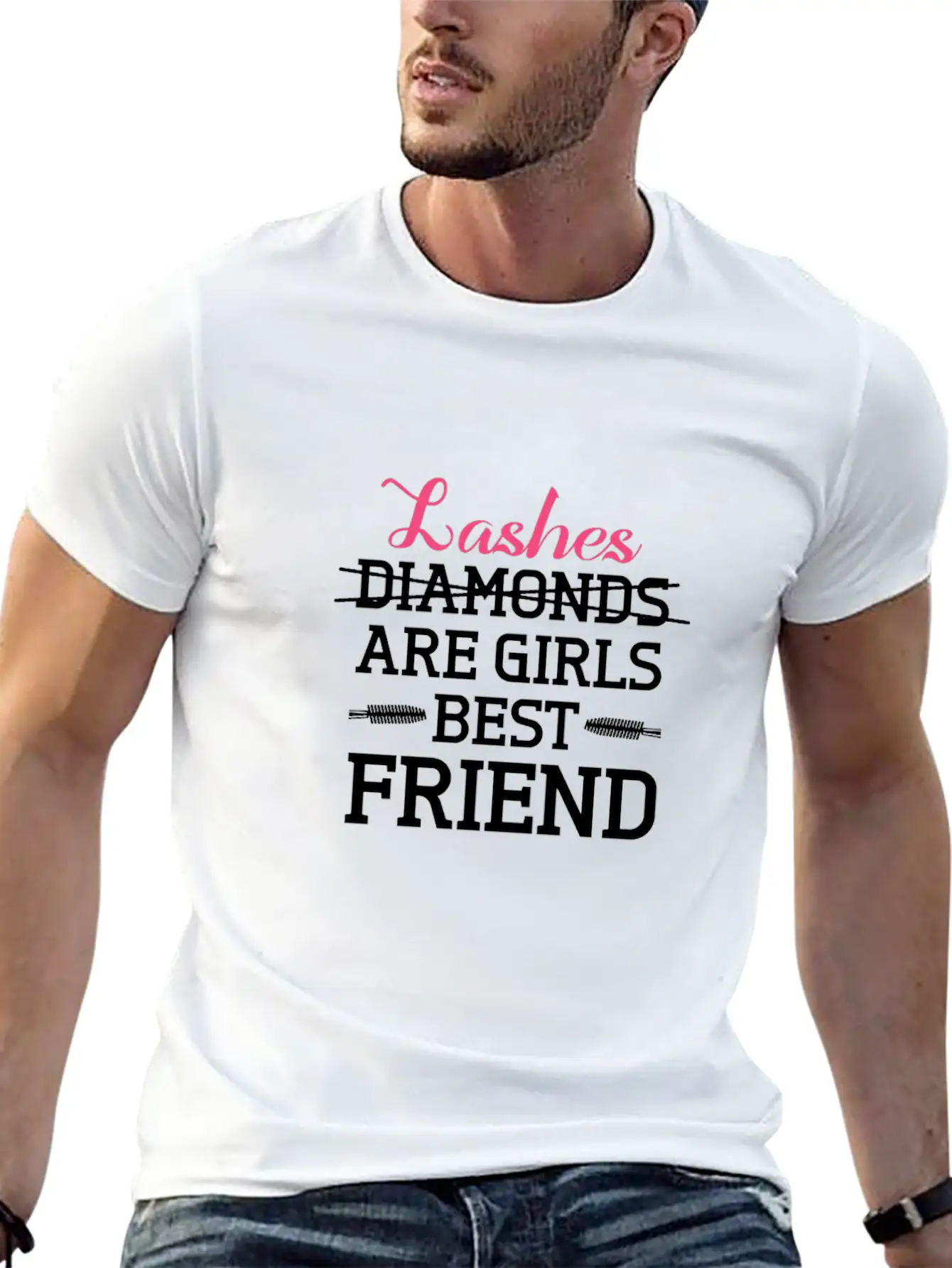 Lashes Are Girls Best Friend Classic Cotton Tee – Unisex Comfort For Any Season