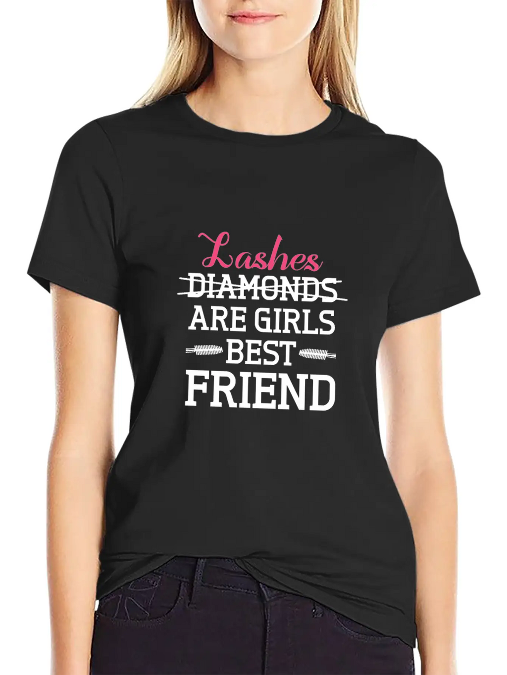 Lashes Are Girls Best Friend Classic Cotton Tee – Unisex Comfort For Any Season