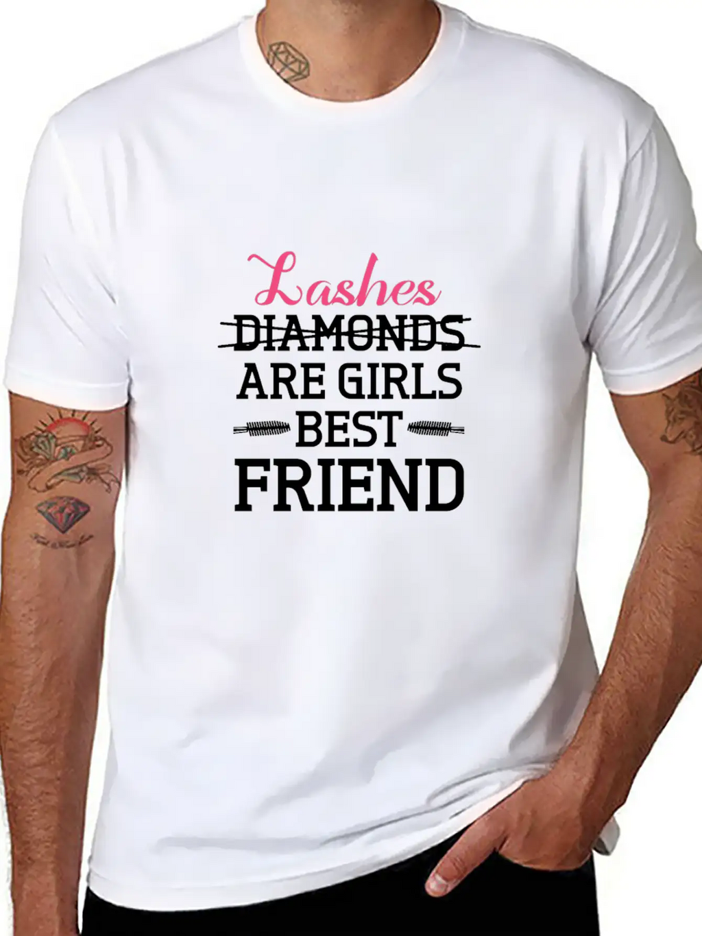 Lashes Are Girls Best Friend Classic Cotton Tee – Unisex Comfort For Any Season