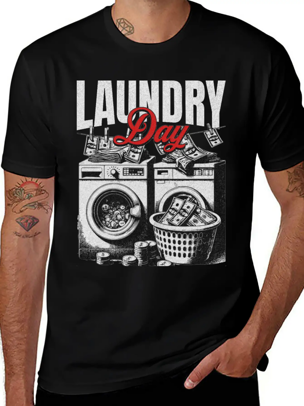 Laundry Day Streetwear Unisex Casual T-Shirt – Clean Design For Daily Comfort