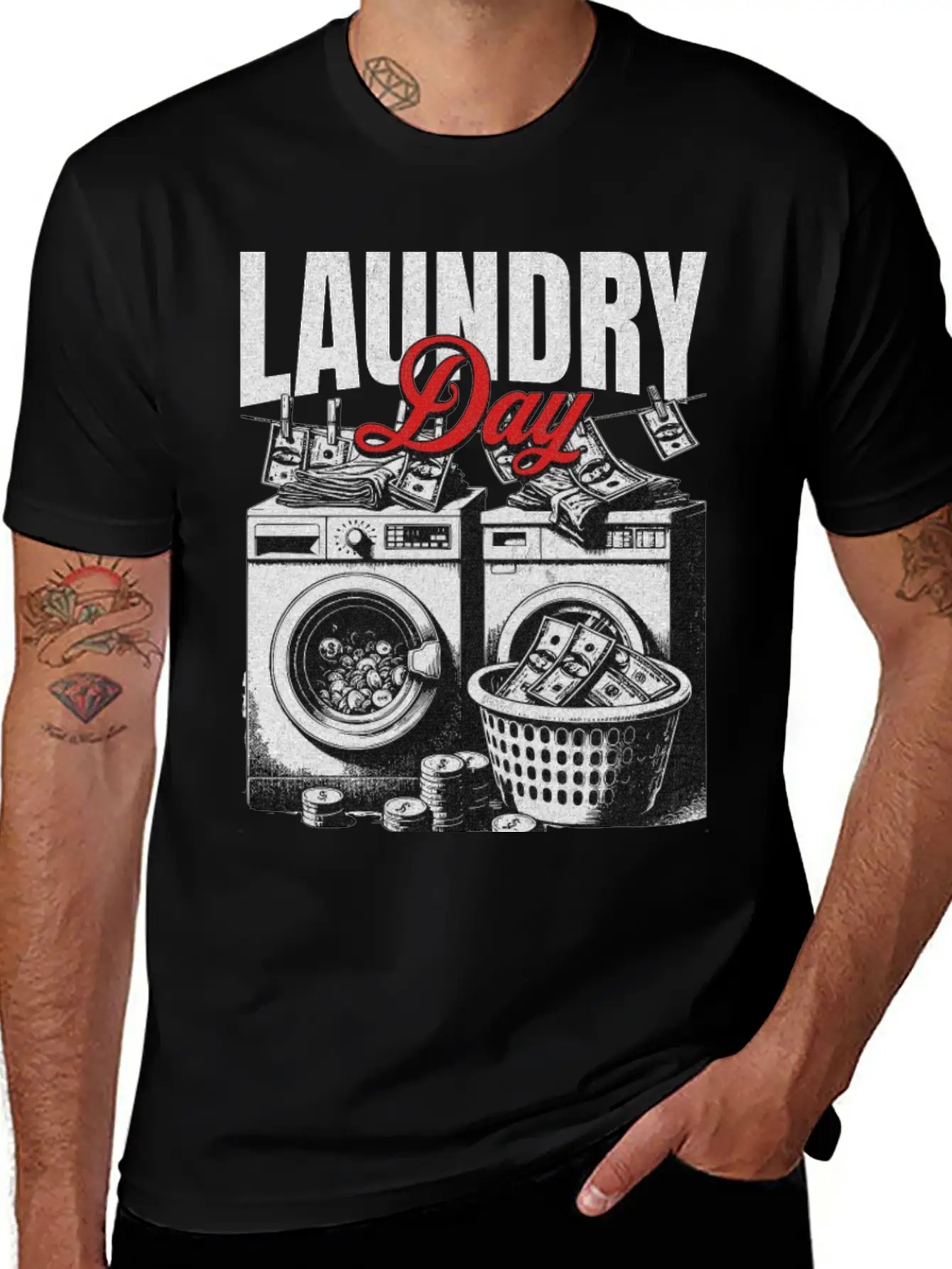 Laundry Day Streetwear Unisex Casual T-Shirt – Clean Design For Daily Comfort