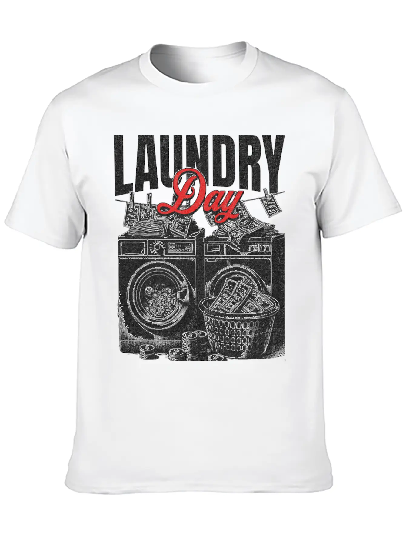 Laundry Day Streetwear Unisex Casual T-Shirt – Clean Design For Daily Comfort