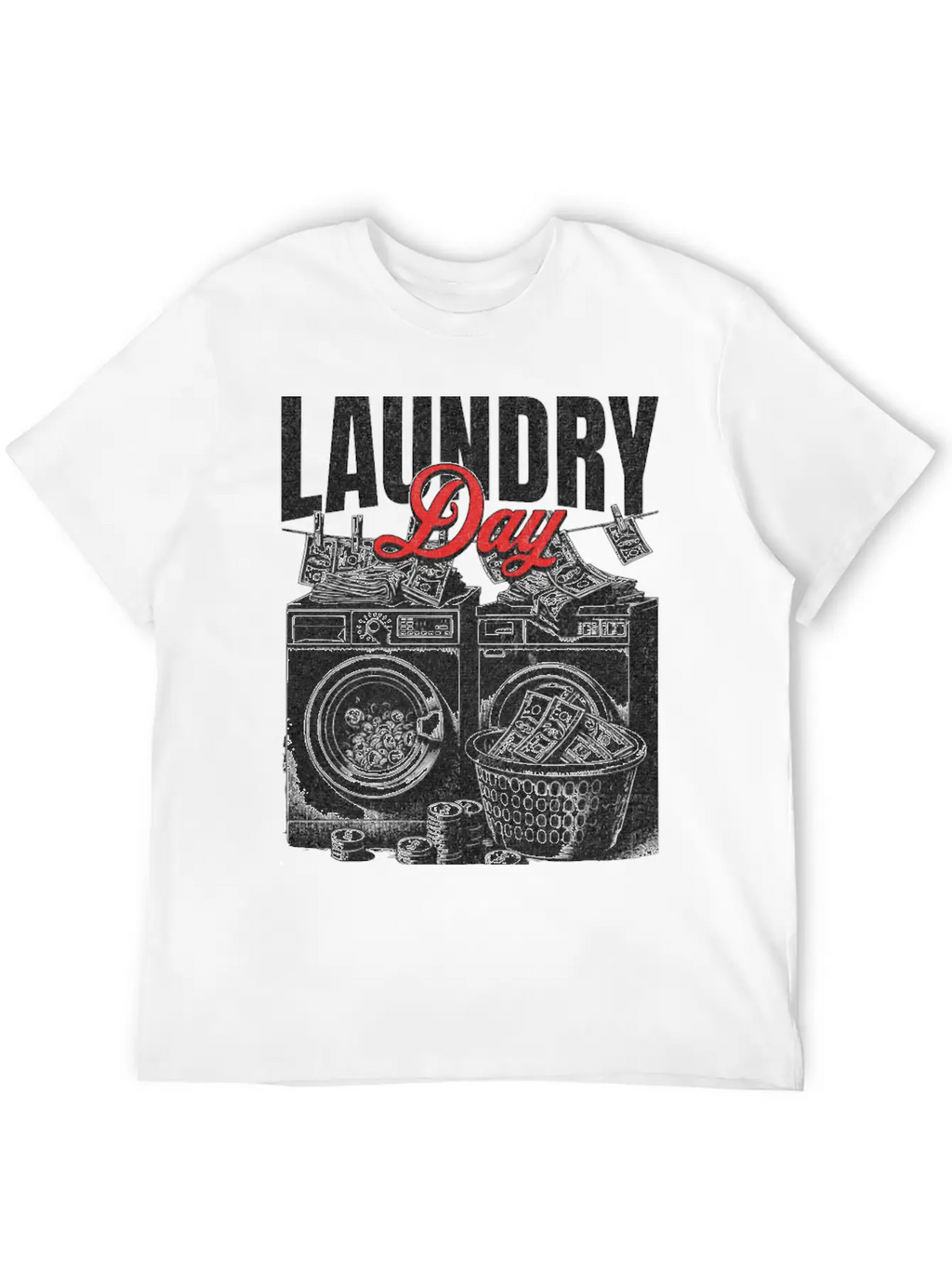 Laundry Day Streetwear Unisex Casual T-Shirt – Clean Design For Daily Comfort