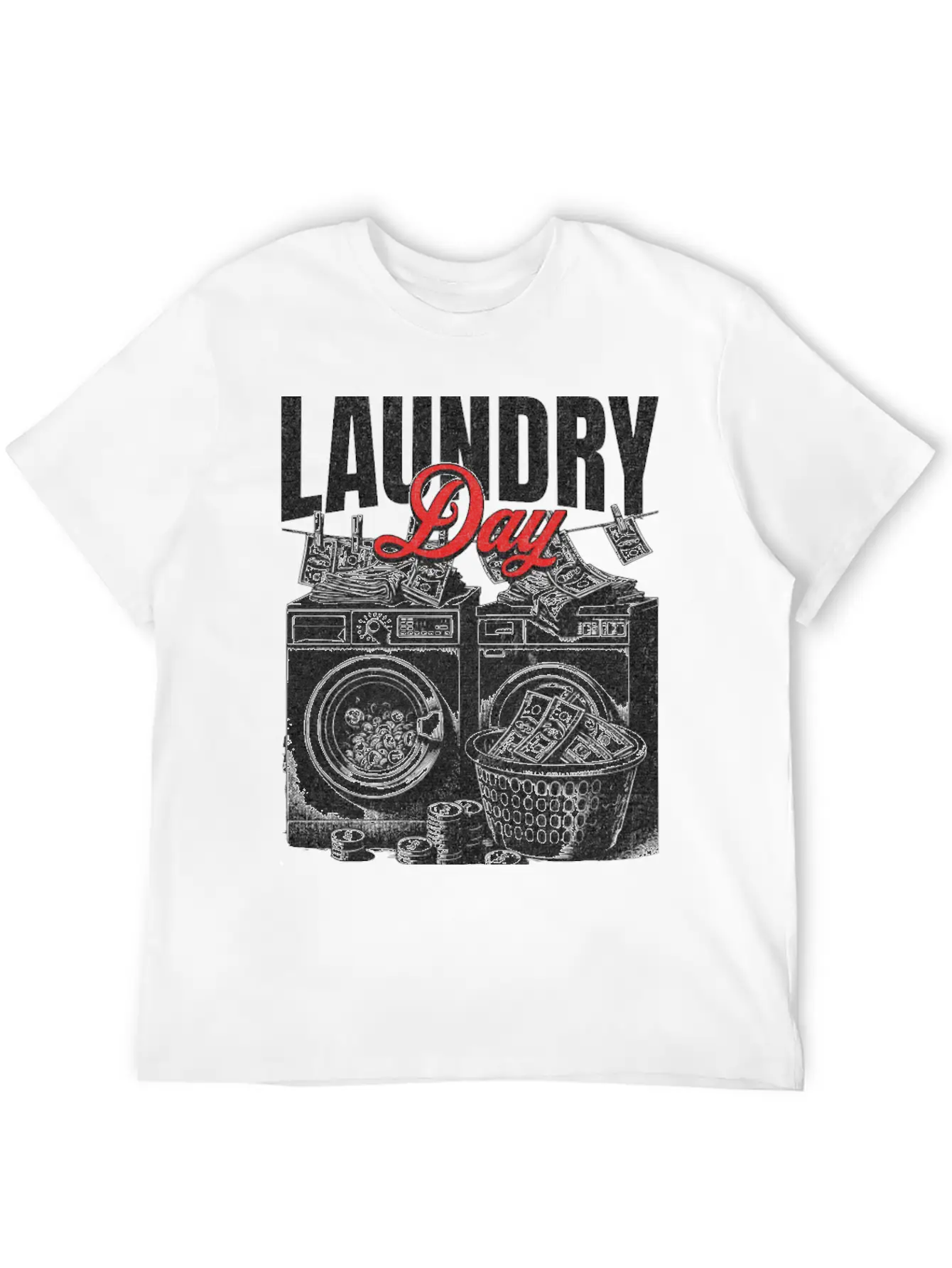 Laundry Day Streetwear Unisex Casual T-Shirt – Clean Design For Daily Comfort