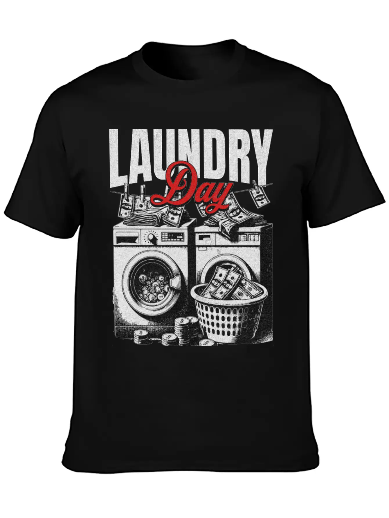 Laundry Day Streetwear Unisex Casual T-Shirt – Clean Design For Daily Comfort