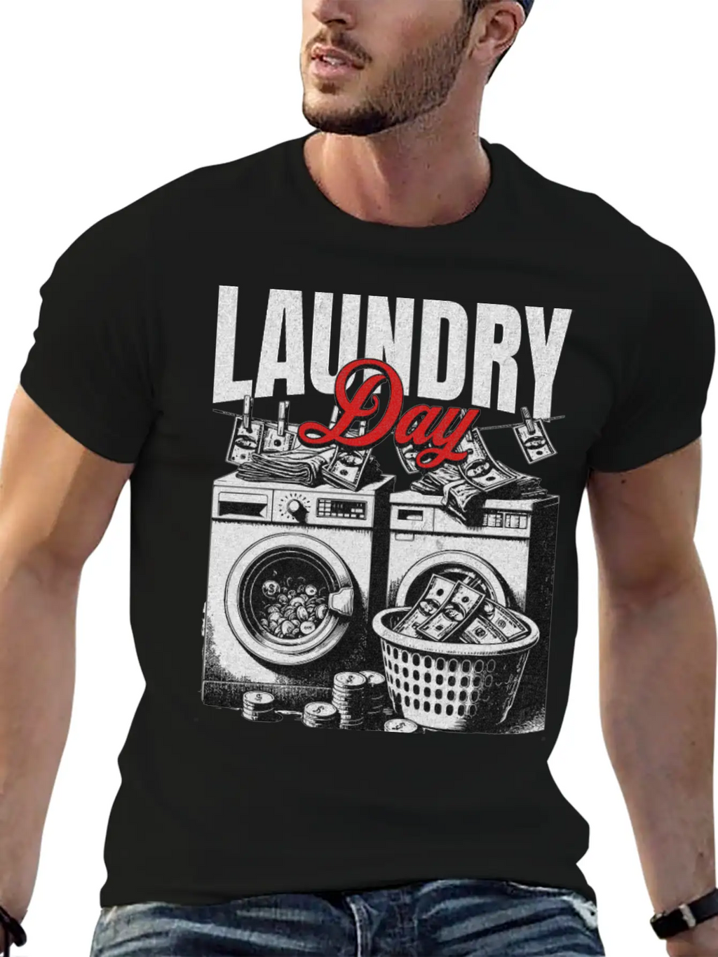 Laundry Day Streetwear Unisex Casual T-Shirt – Clean Design For Daily Comfort