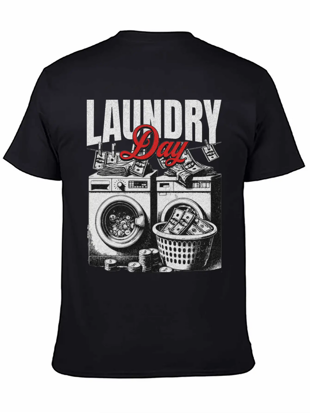 Laundry Day Streetwear Unisex Casual T-Shirt – Clean Design For Daily Comfort