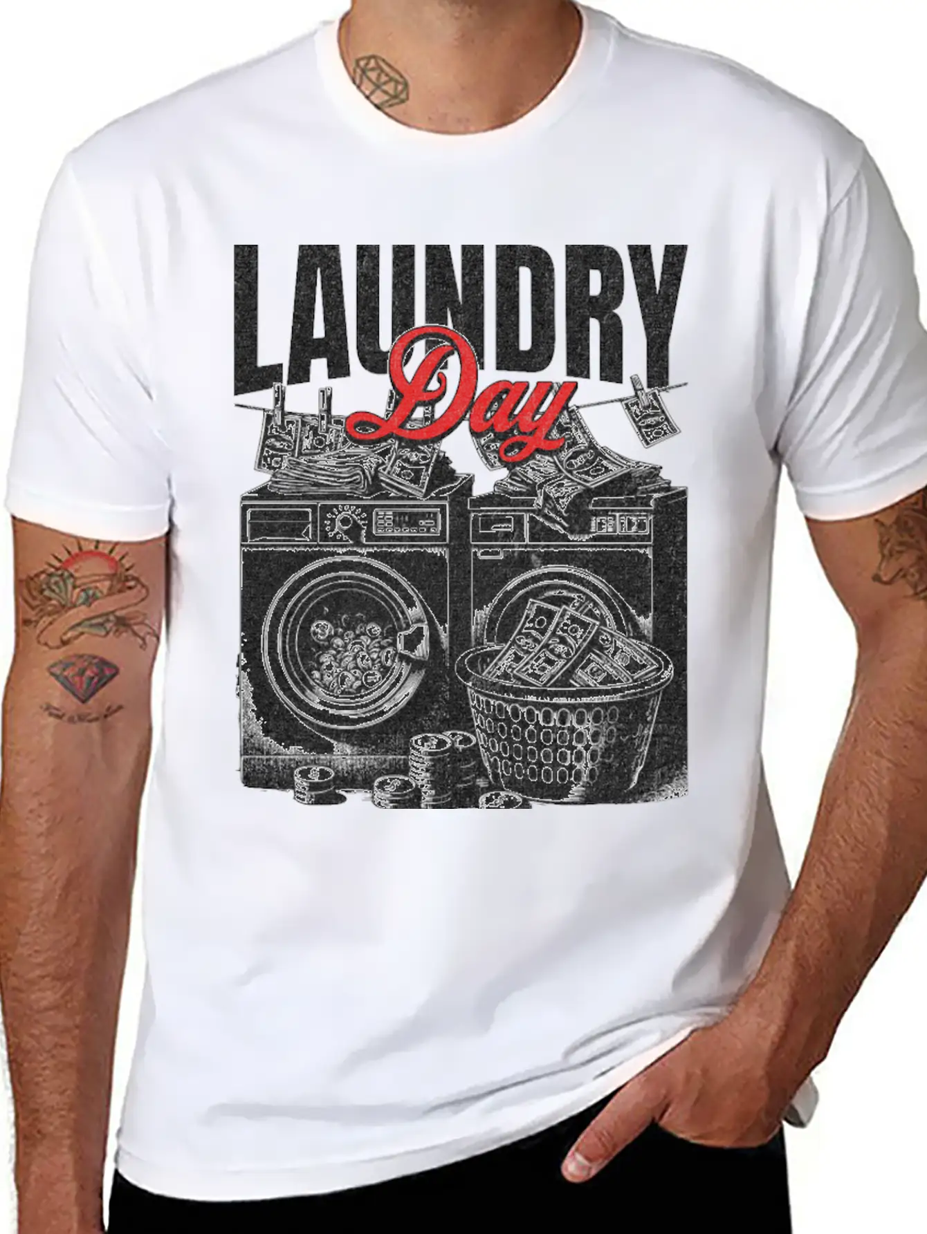 Laundry Day Streetwear Unisex Casual T-Shirt – Clean Design For Daily Comfort