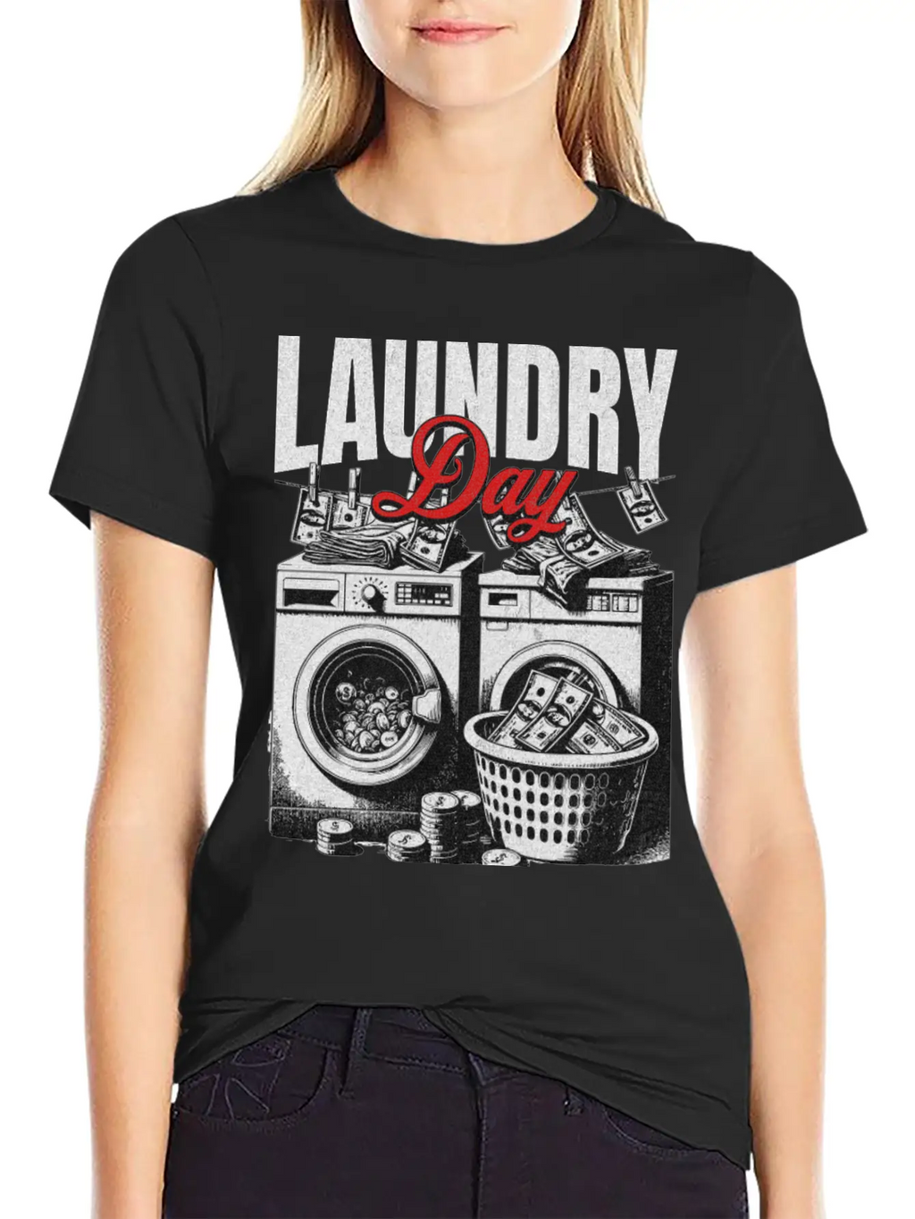 Laundry Day Streetwear Unisex Casual T-Shirt – Clean Design For Daily Comfort