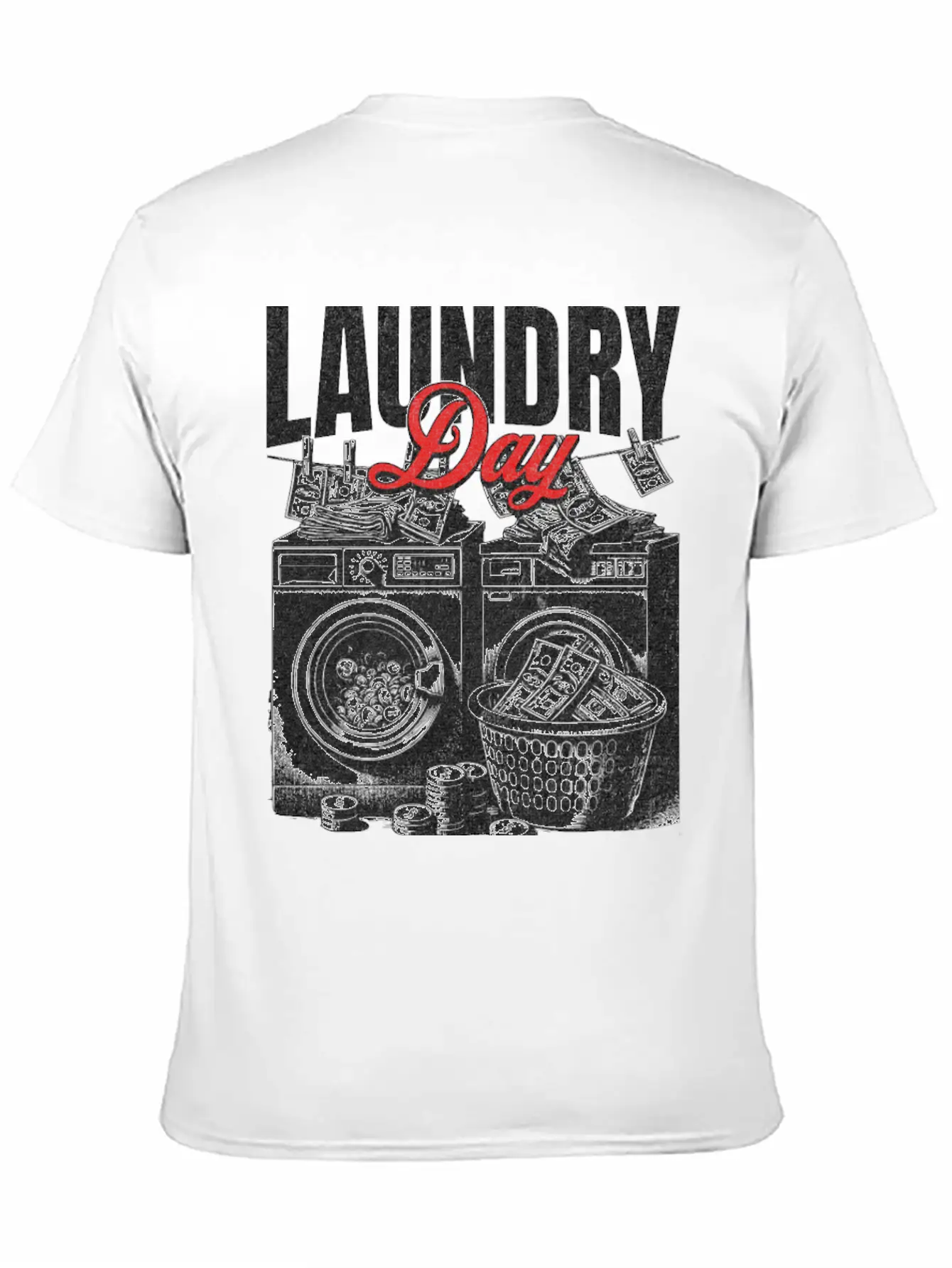 Laundry Day Streetwear Unisex Casual T-Shirt – Clean Design For Daily Comfort