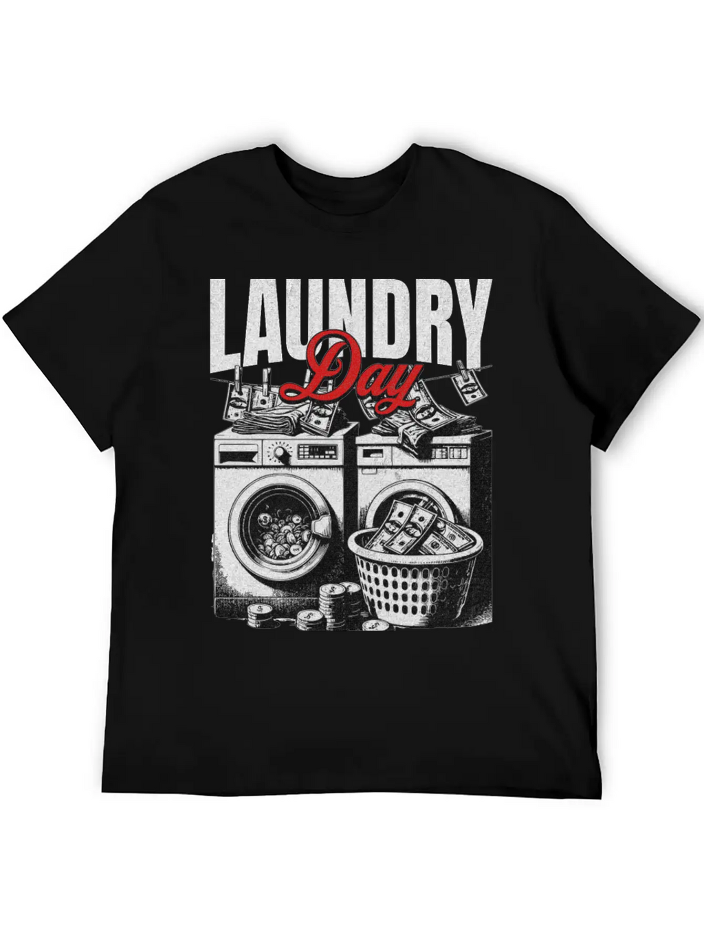 Laundry Day Streetwear Unisex Casual T-Shirt – Clean Design For Daily Comfort